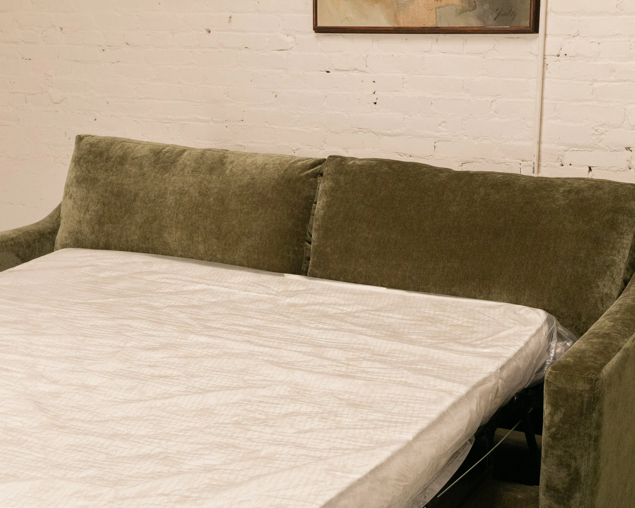 Hauser Sofa Bed in Moss - Image 11