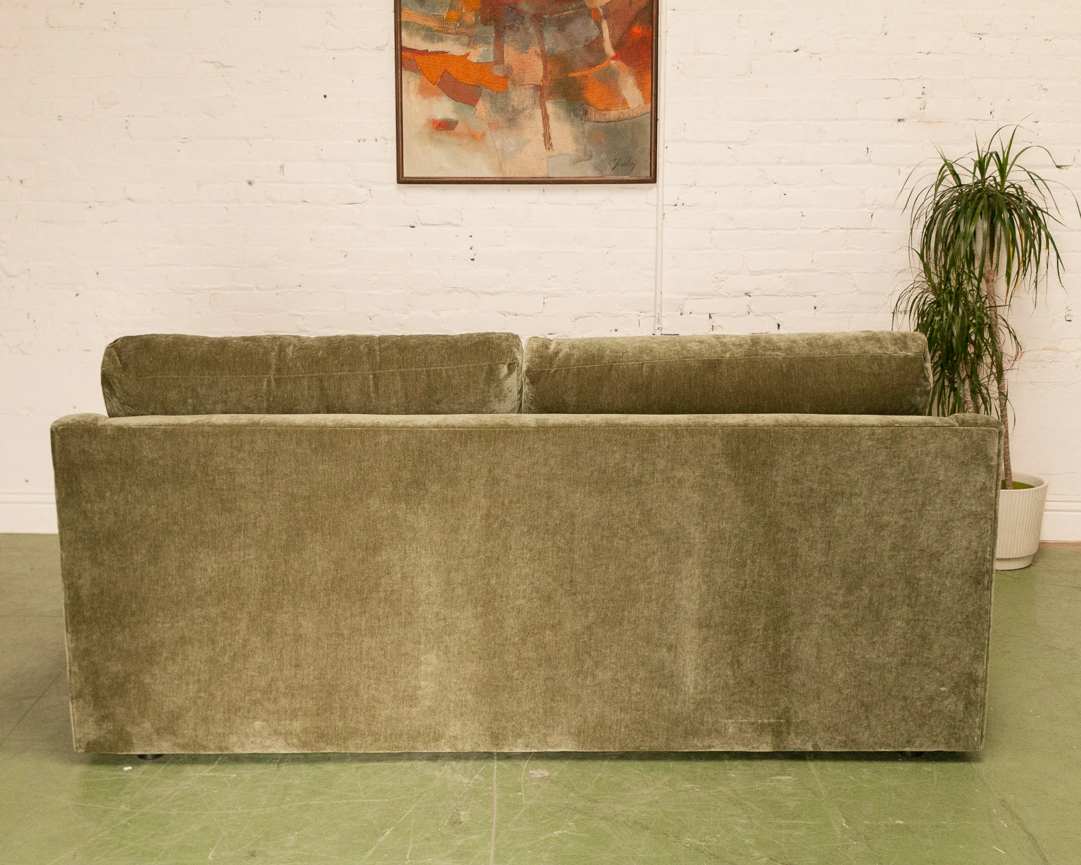 Hauser Sofa Bed in Moss - Image 17