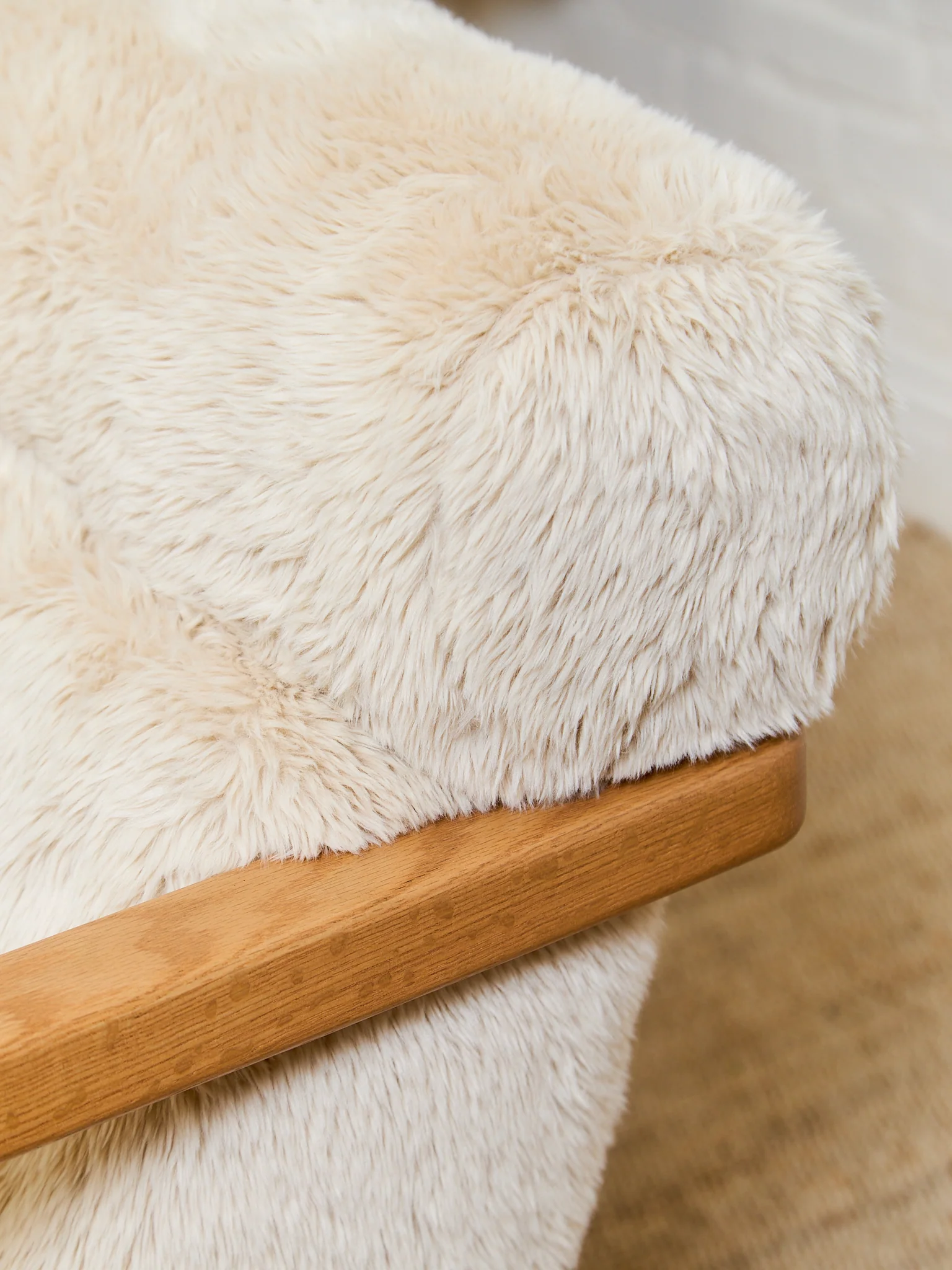 Huxley Chair in Yakety Yak Faux Fur - Image 10