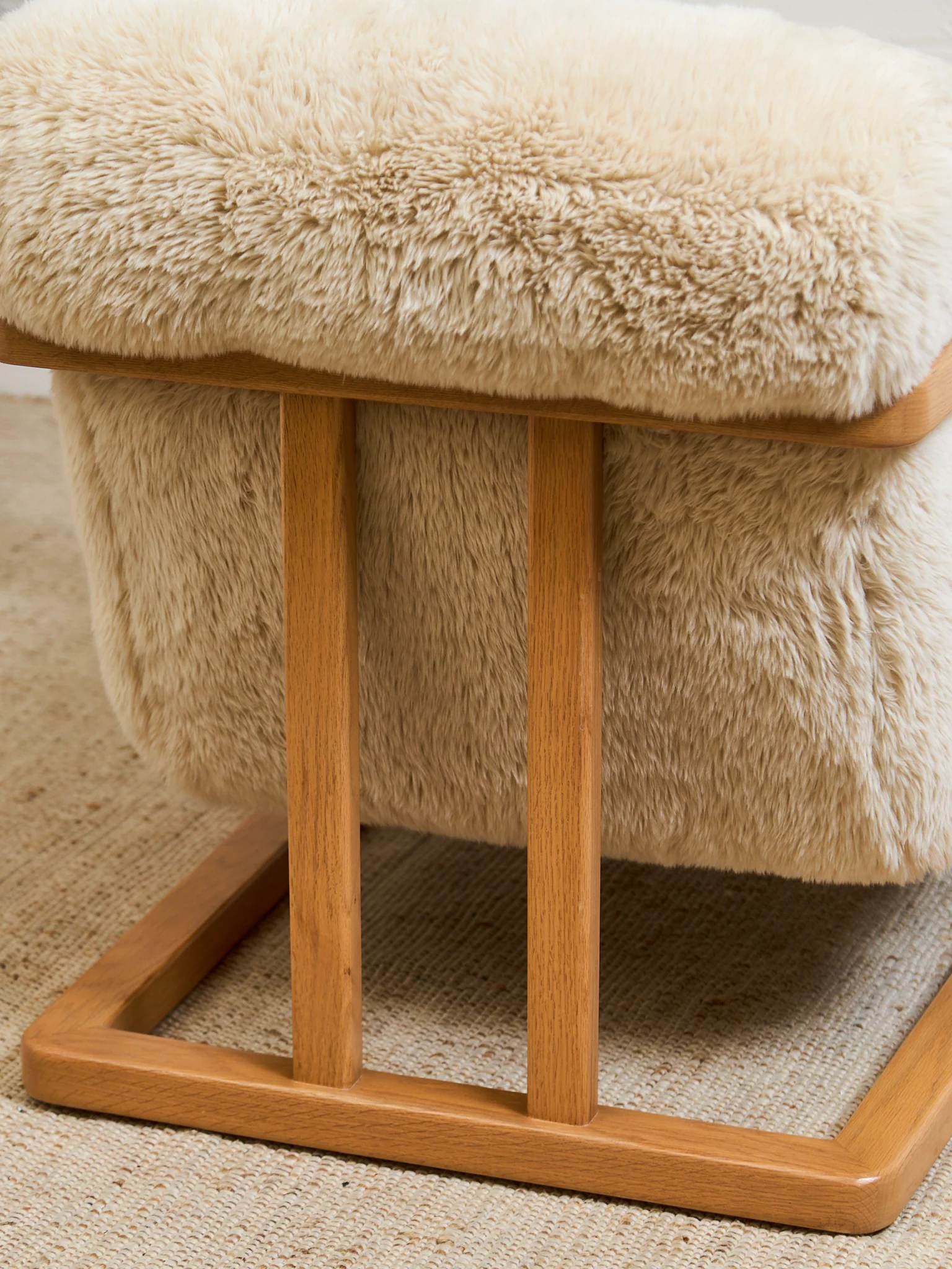 Huxley Chair in Yakety Yak Faux Fur - Image 16