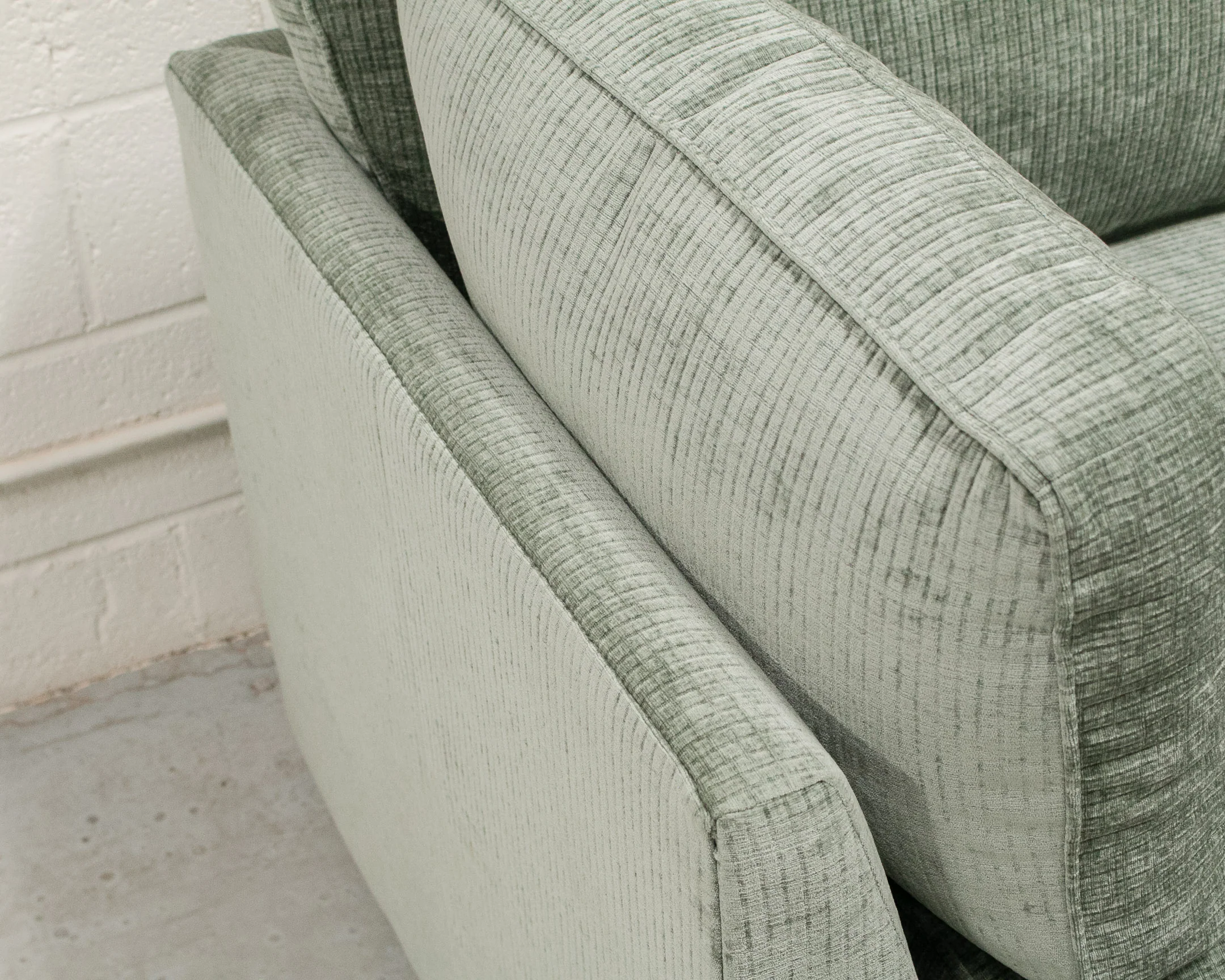 Diana Modular Sofa in Belmont Jade 4 Piece - Image 14