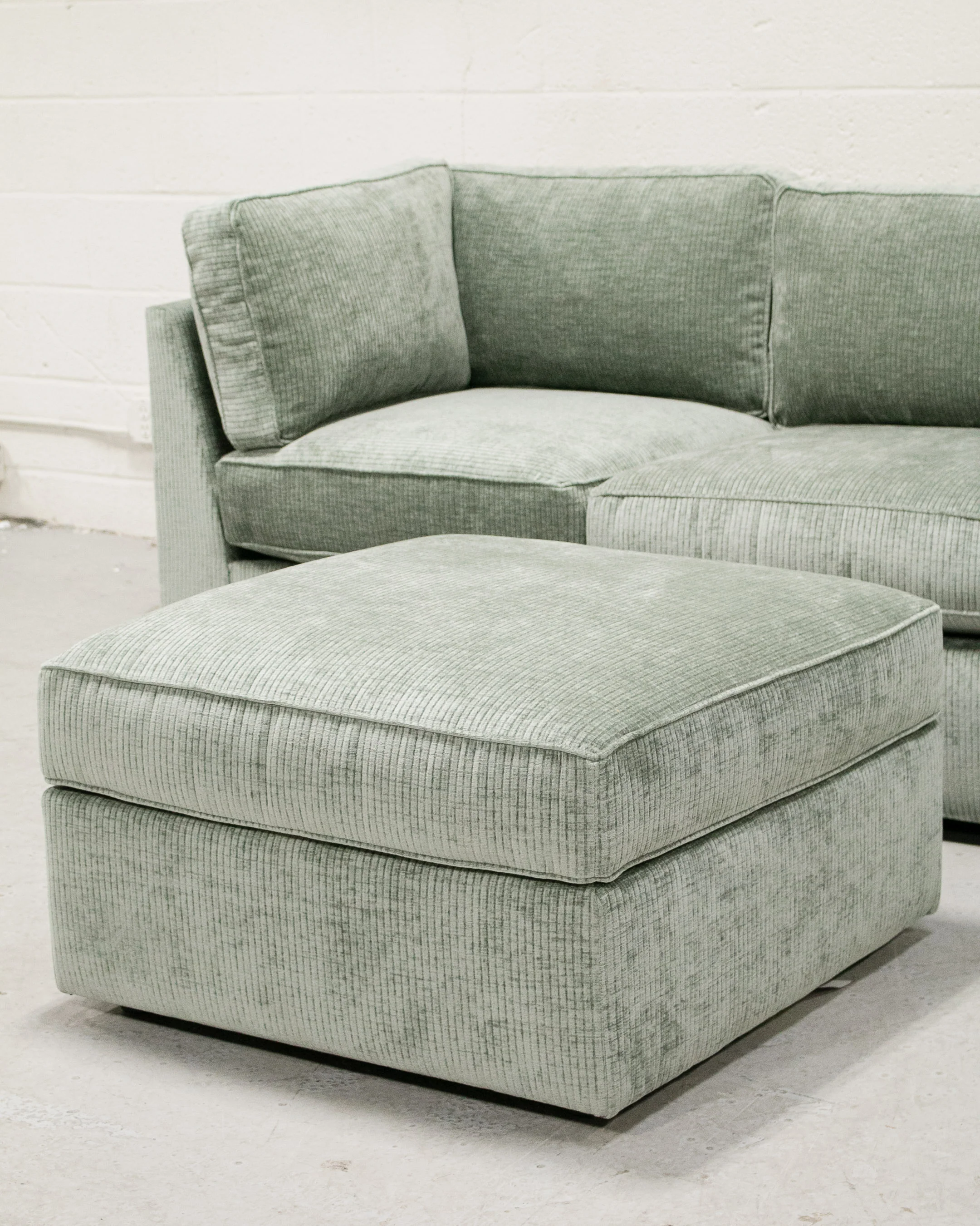 Diana Modular Sofa in Belmont Jade 4 Piece - Image 18