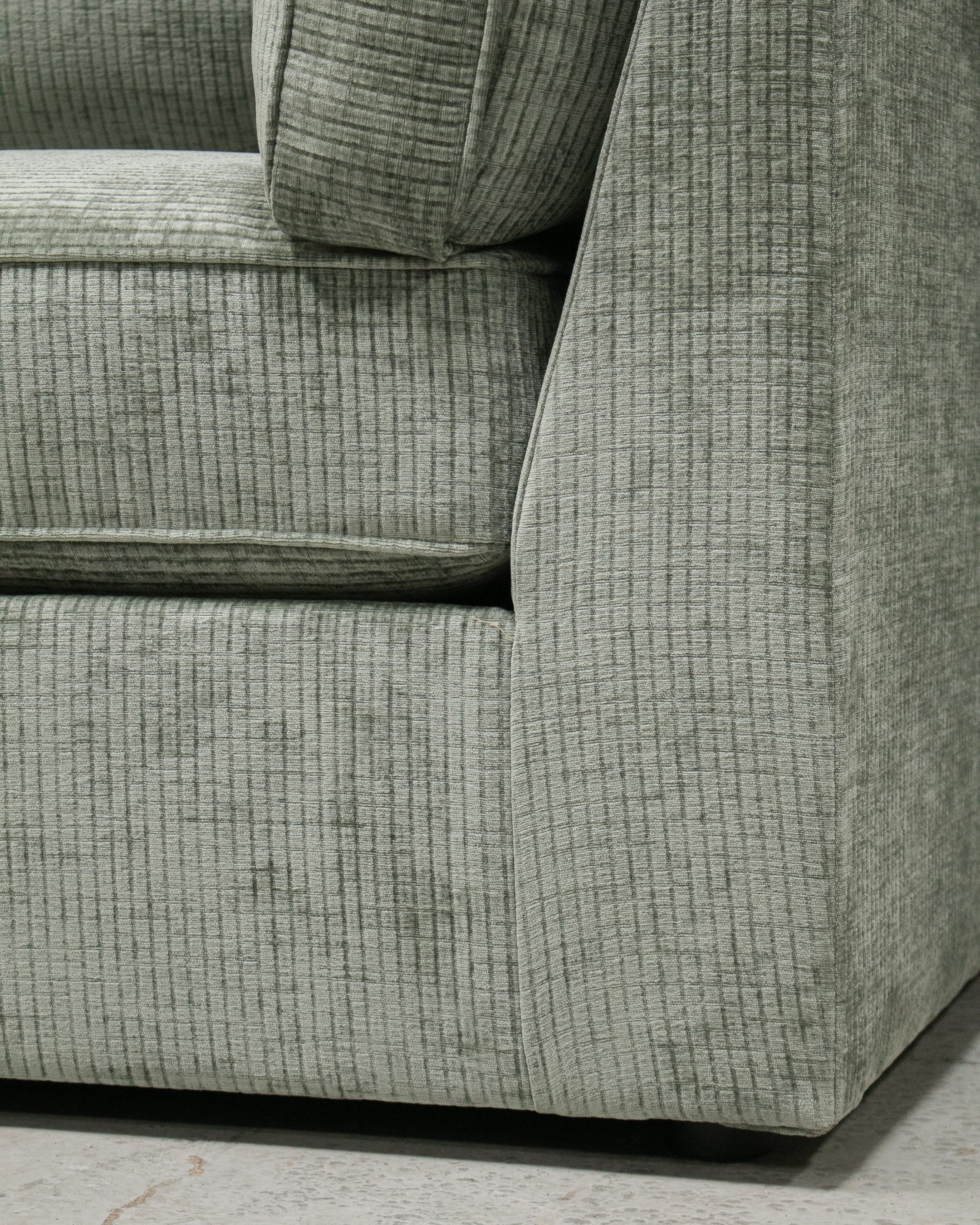 Diana Modular Sofa in Belmont Jade 4 Piece - Image 6