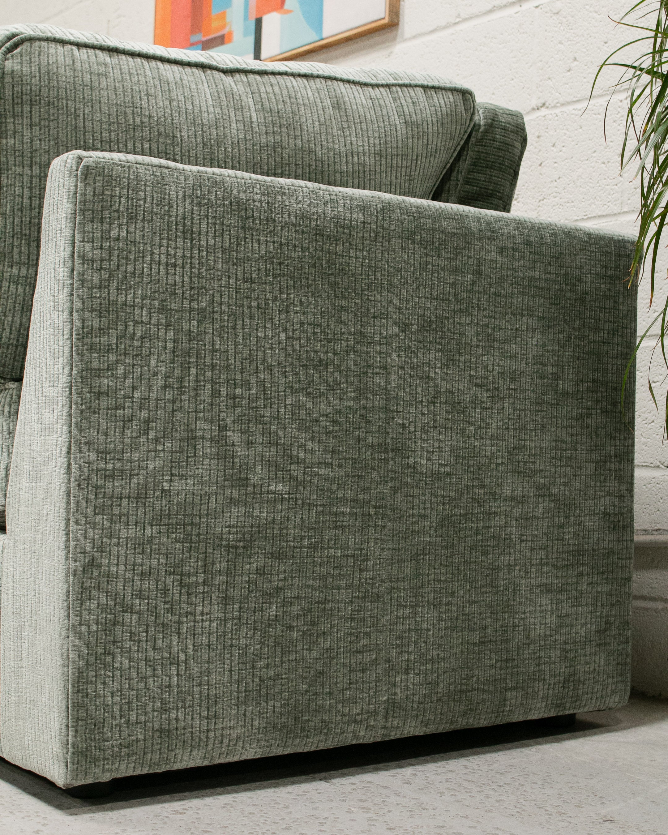 Diana Modular Sofa in Belmont Jade 4 Piece - Image 9