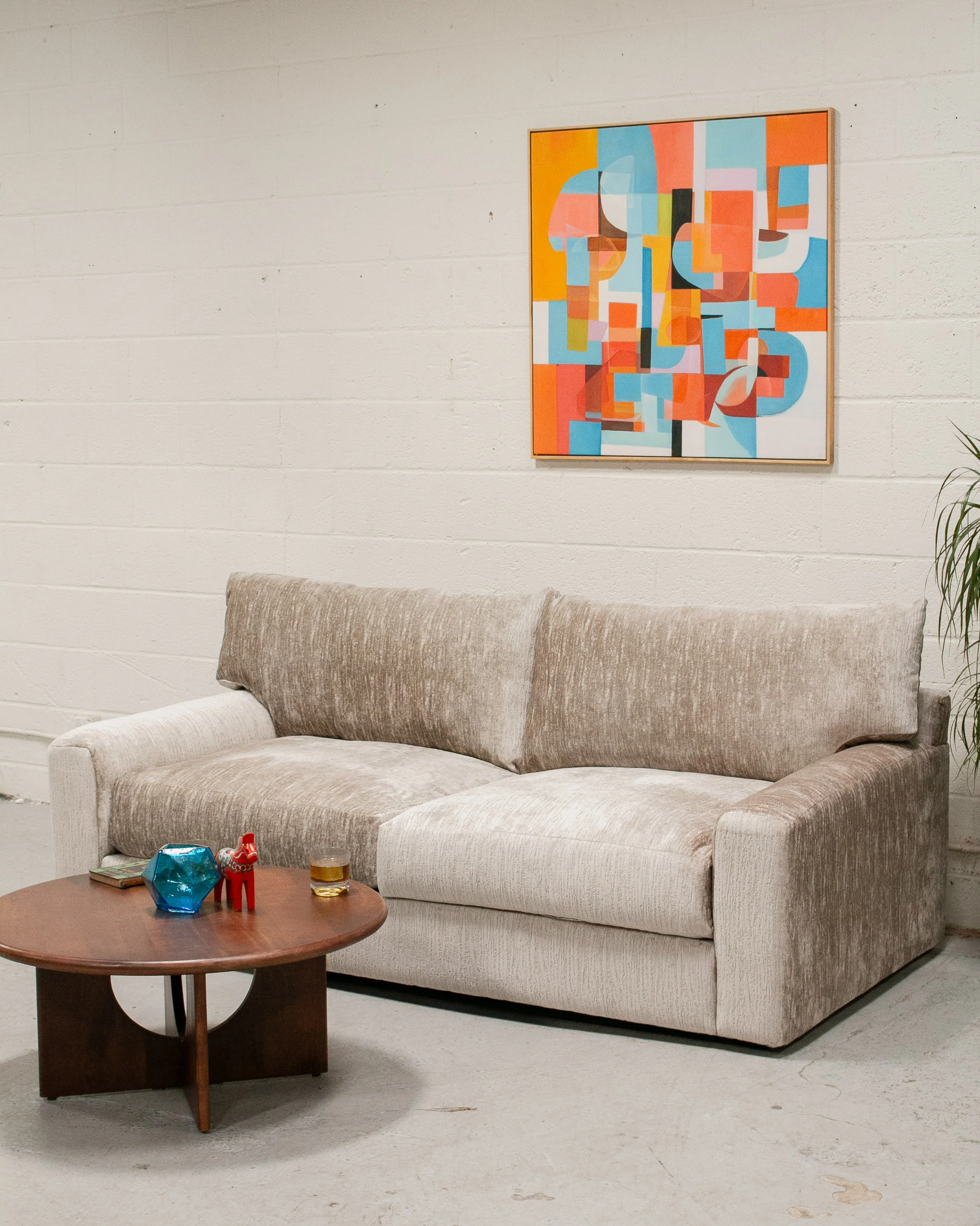 Hermosa Beach Sofa in Continuum Blur - Image 3