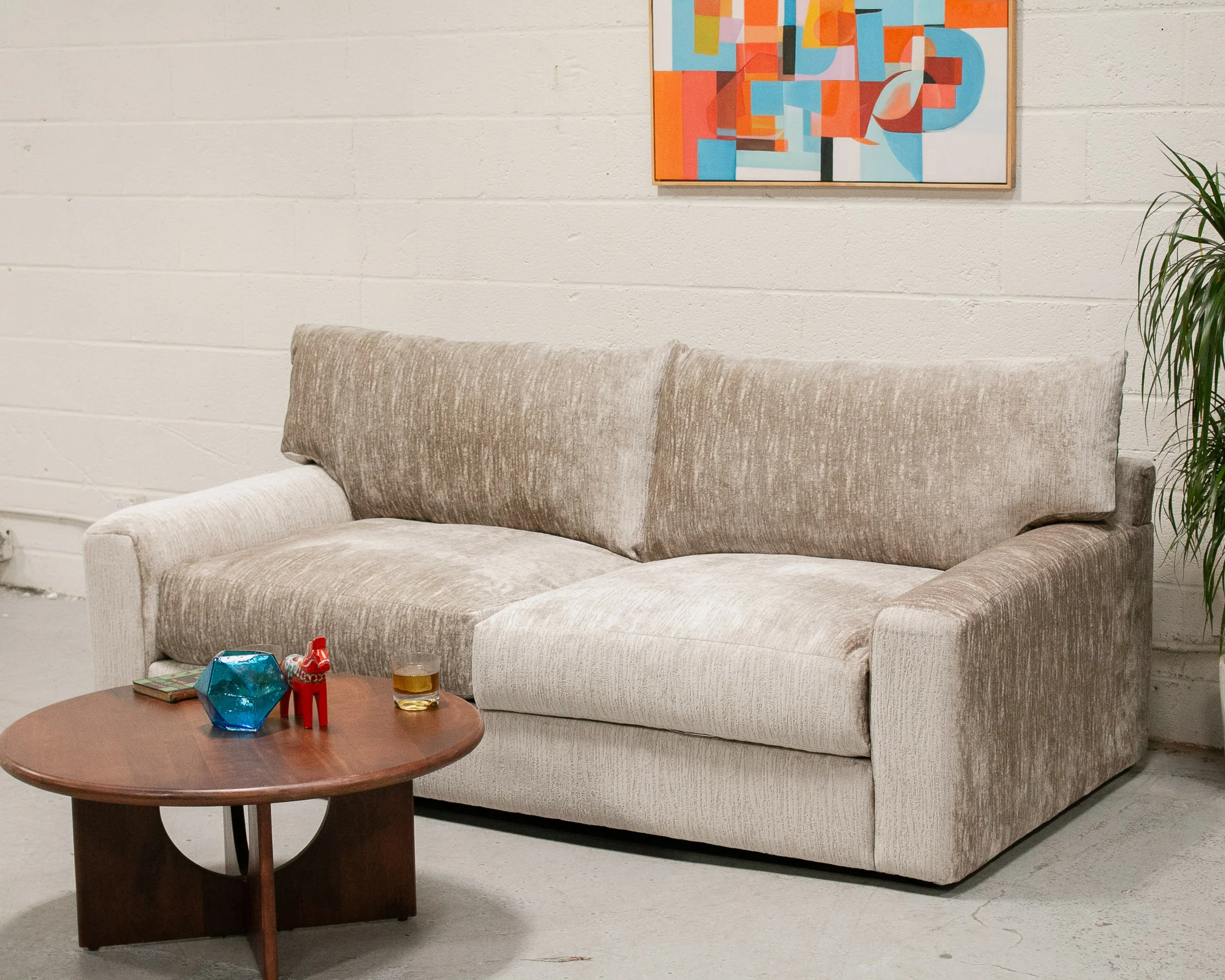 Hermosa Beach Sofa in Continuum Blur - Image 4