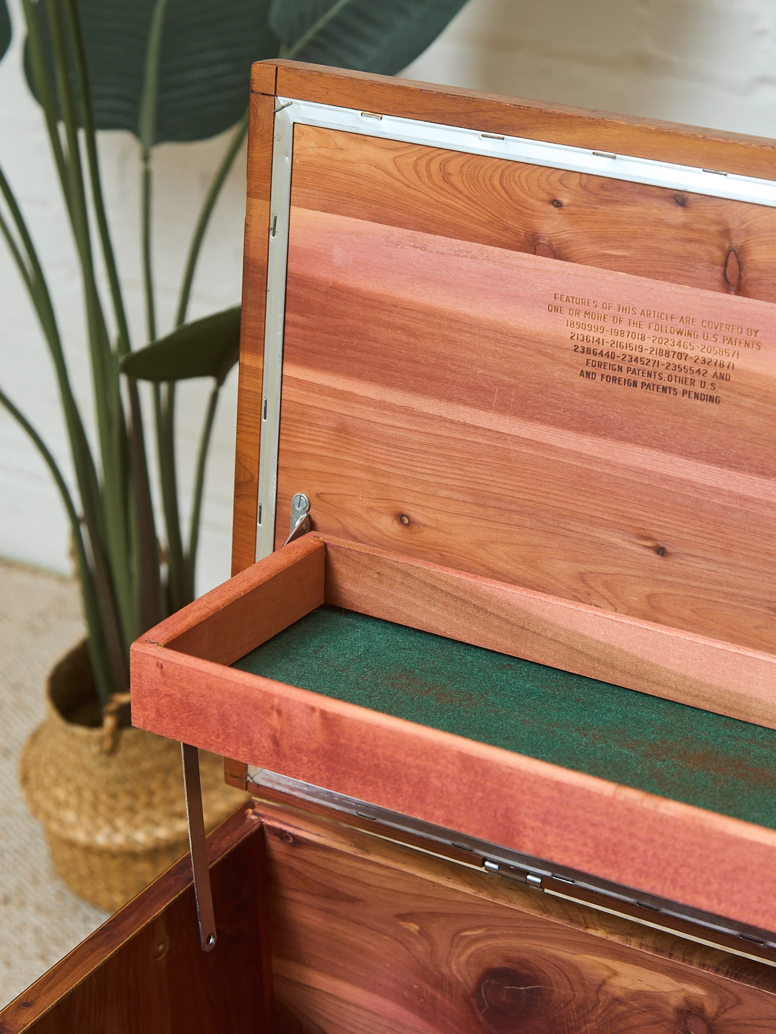 Keyless Walnut Hope Chest - Image 17