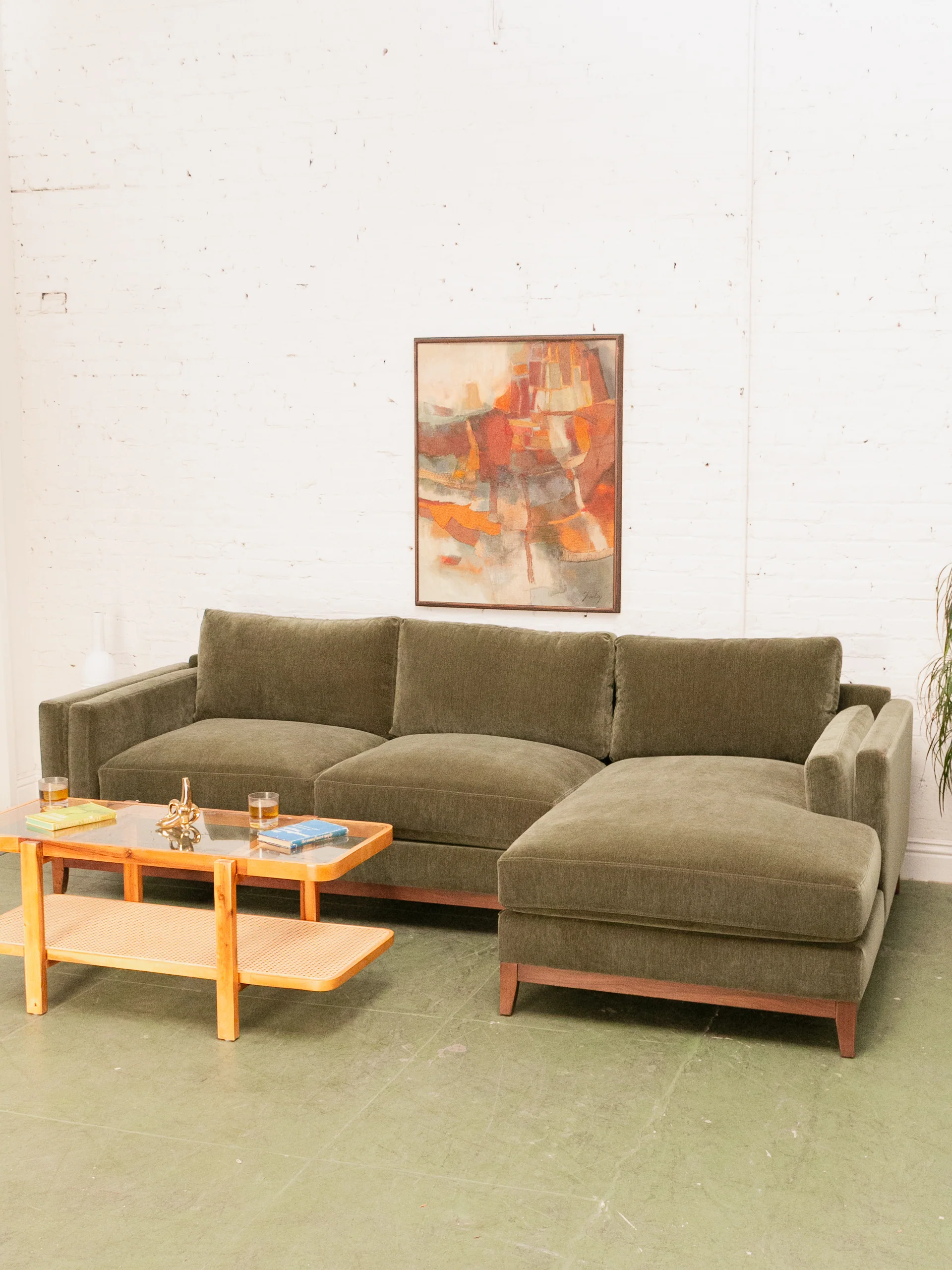 Lisette Sofa in Moss - Image 3