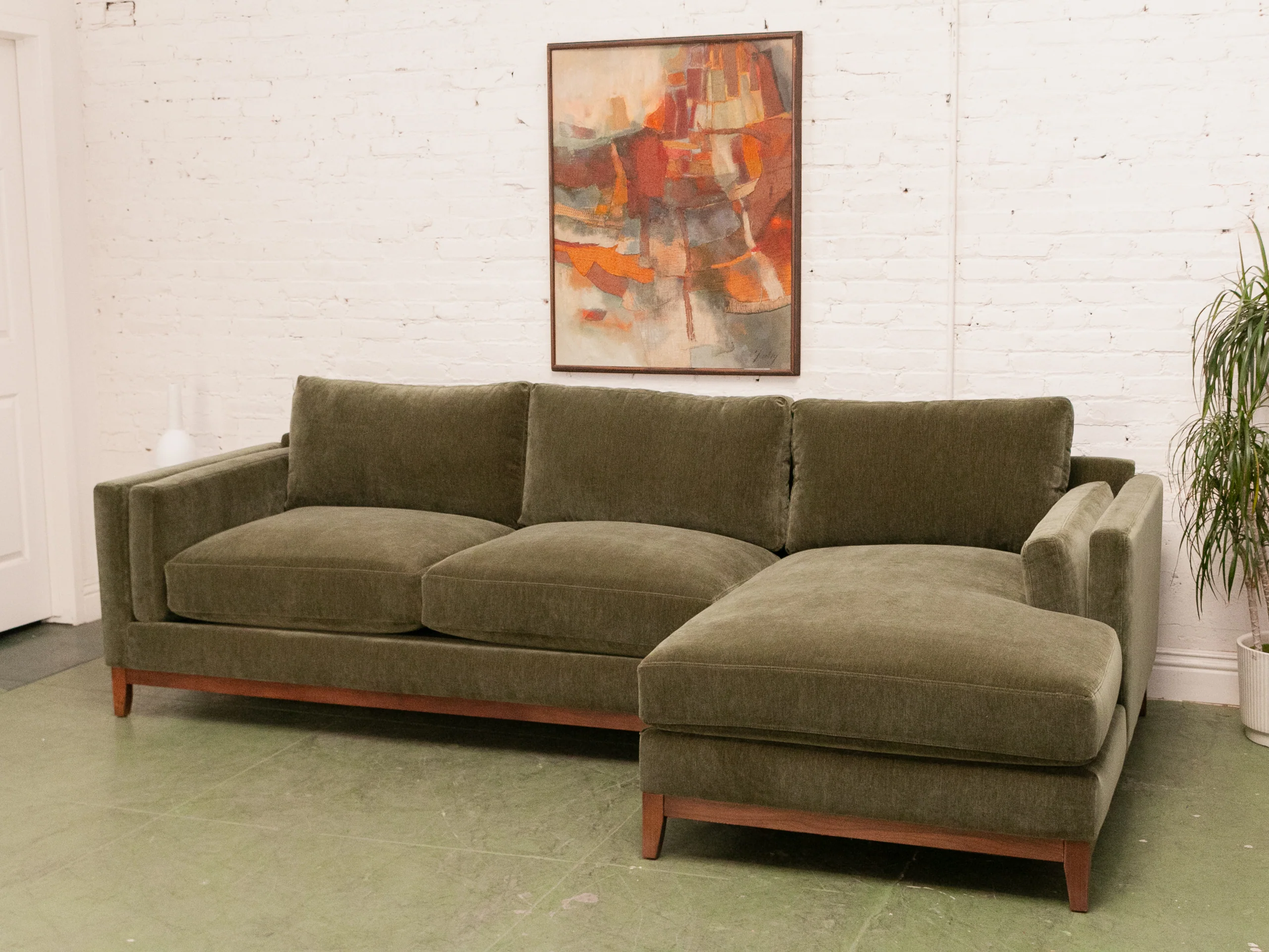 Lisette Sofa in Moss - Image 5