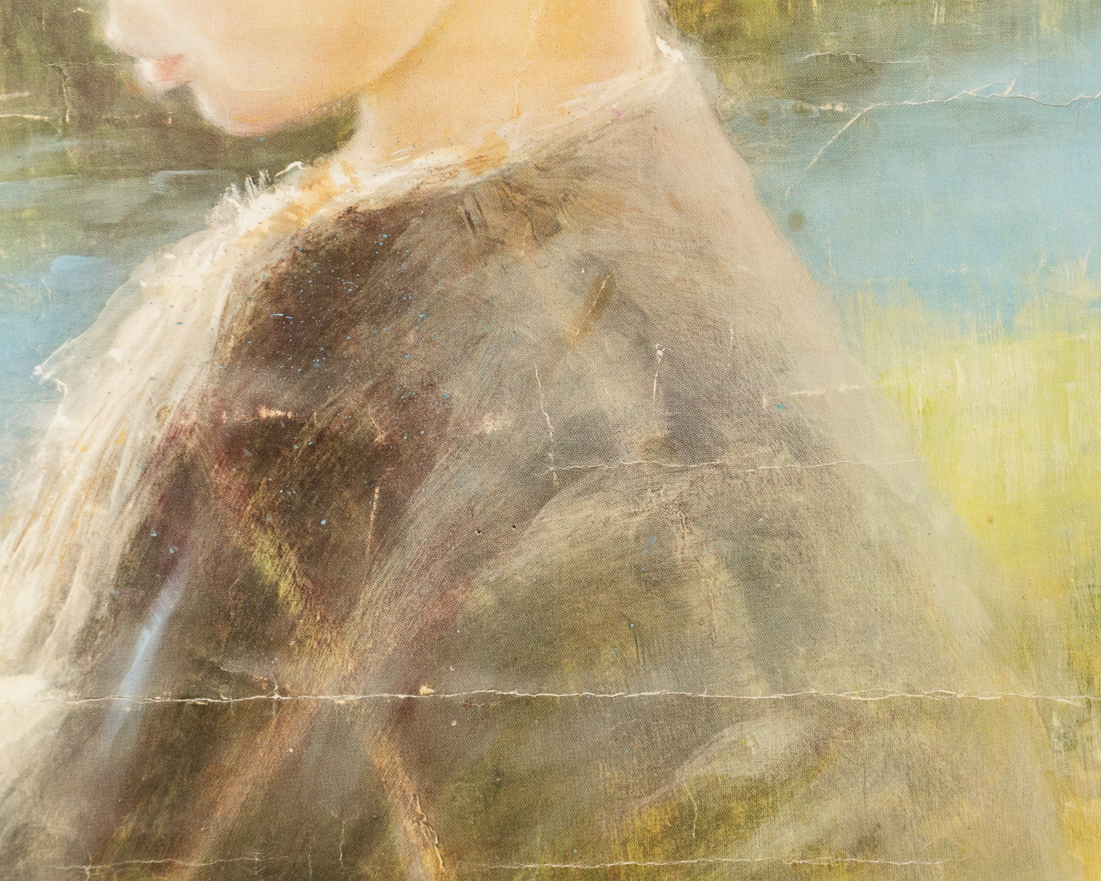 Little Girl Child Oil Painting - Image 9
