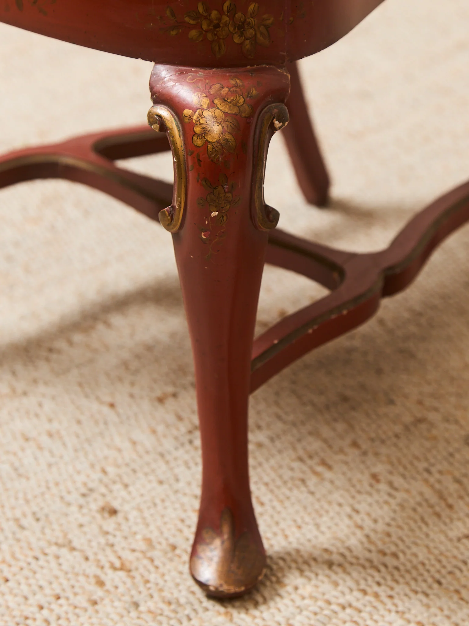 Louis XV Style Chinoiserie Writing Desk by Baker with Matching Chair - Image 31
