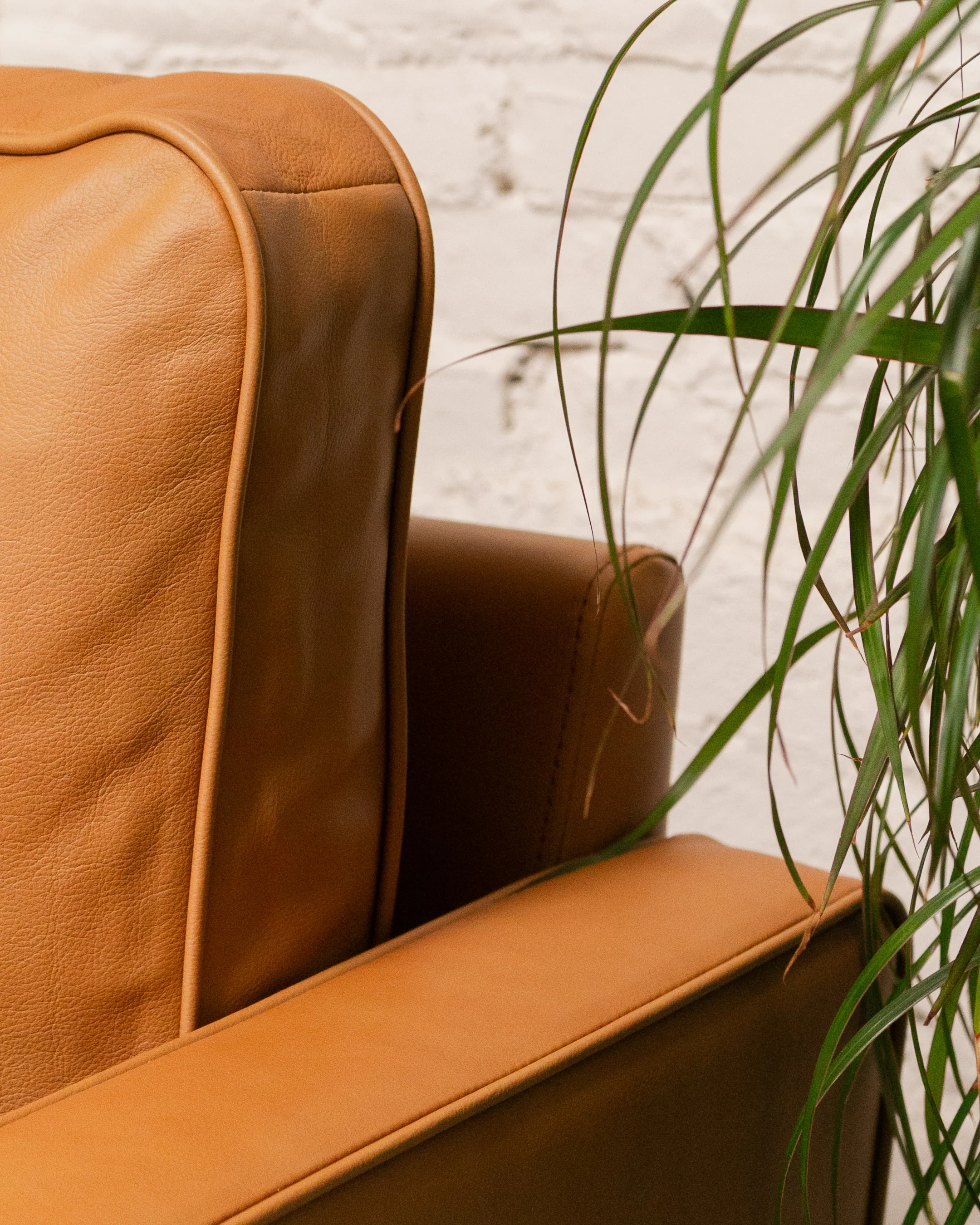 Maya Loveseat Sofa in Leather - Image 8