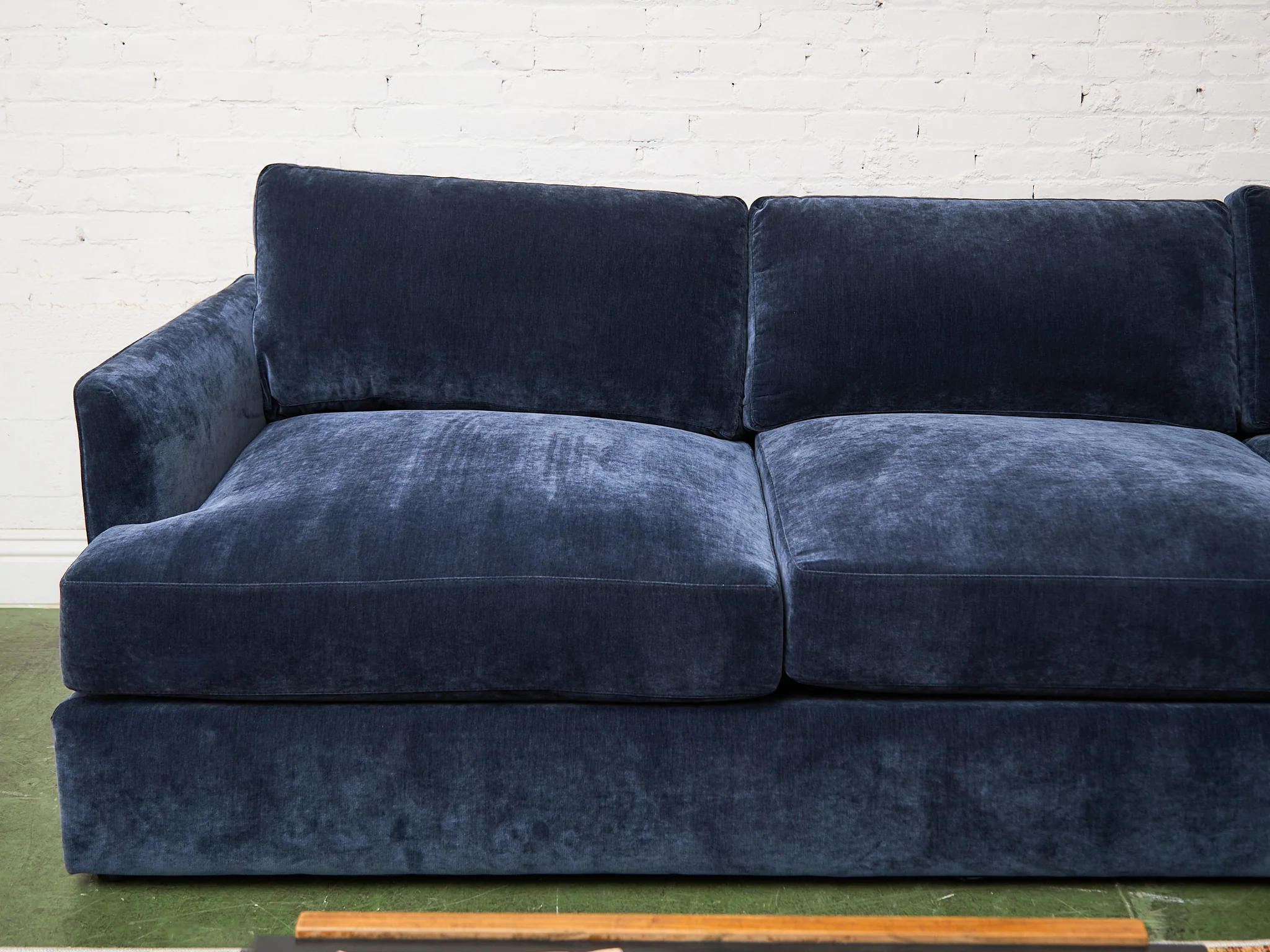 Michonne 3 Piece Corner Sofa in Amici Indigo - Image 11