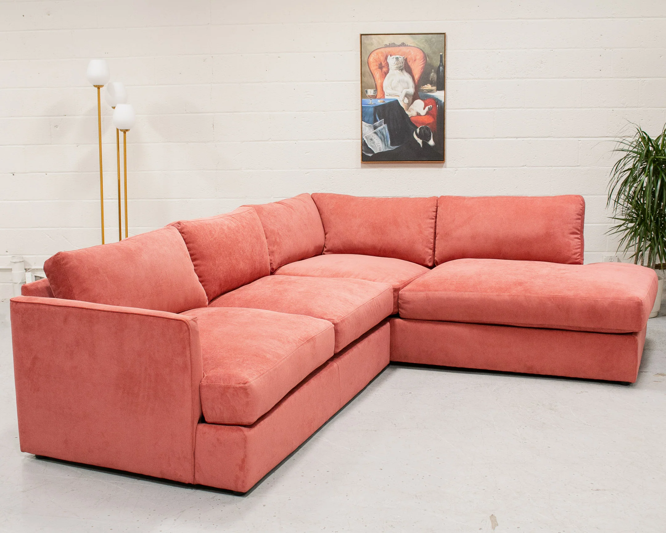Michonne Sectional Sofa in Parallel Paprika - Image 19