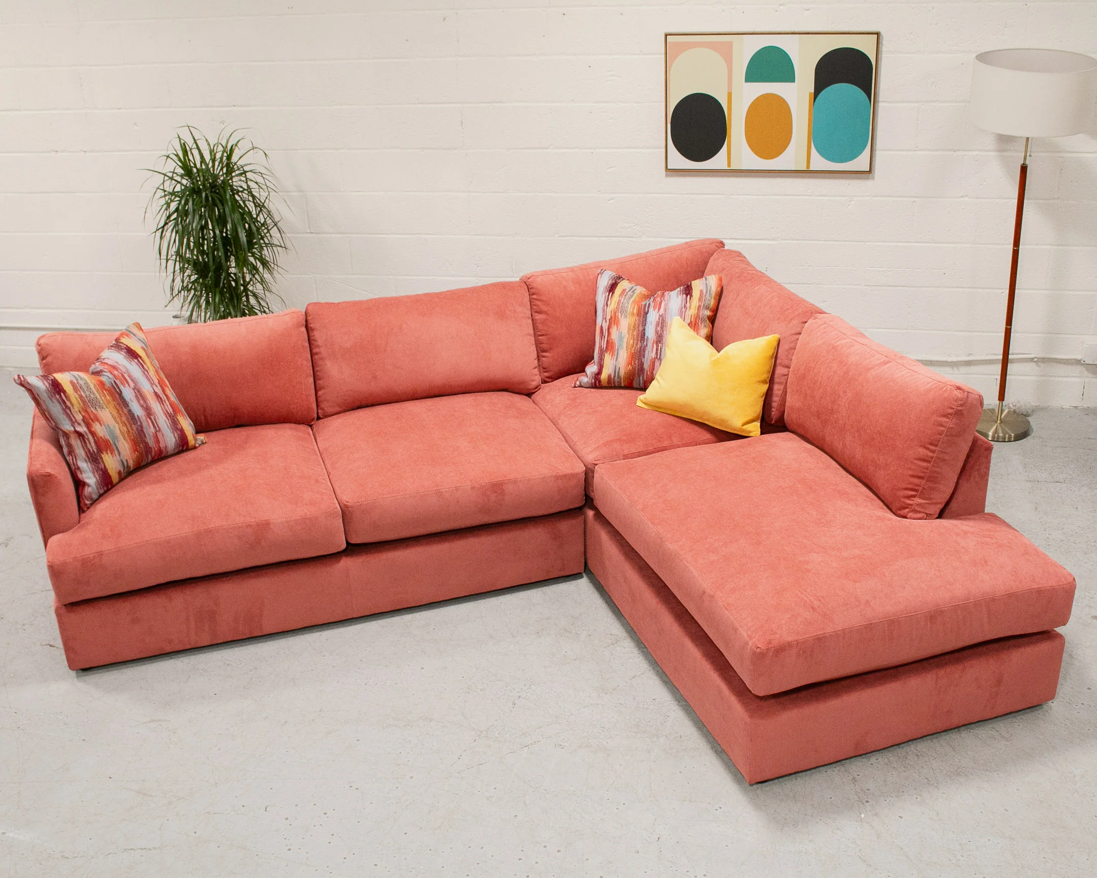 Michonne Sectional Sofa in Parallel Paprika - Image 20
