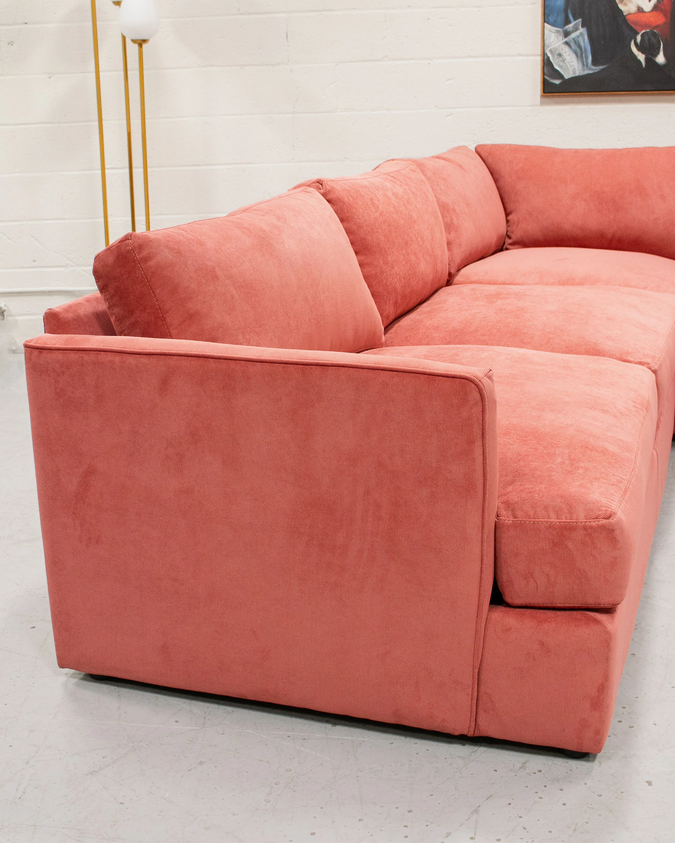 Michonne Sectional Sofa in Parallel Paprika - Image 3