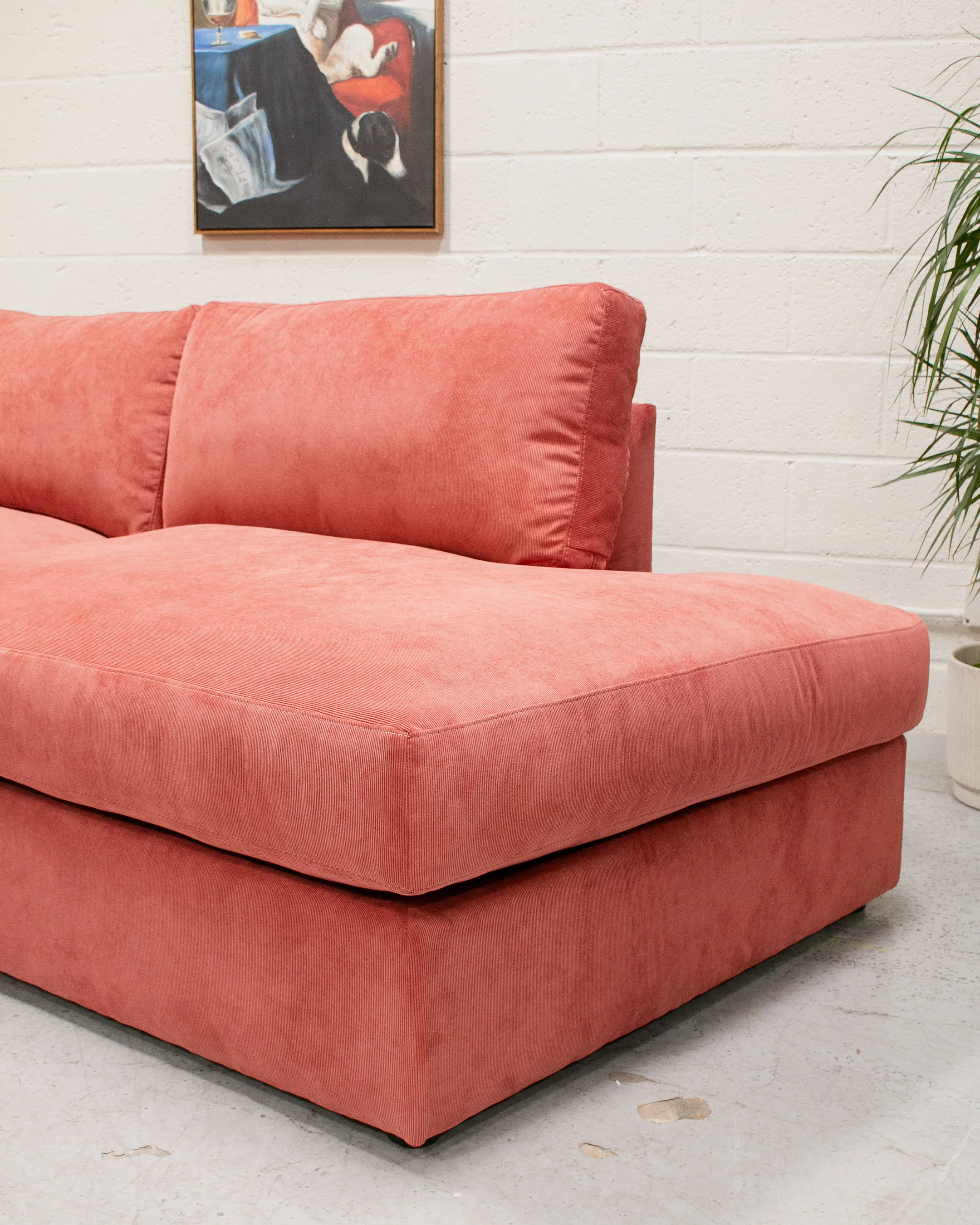 Michonne Sectional Sofa in Parallel Paprika - Image 9