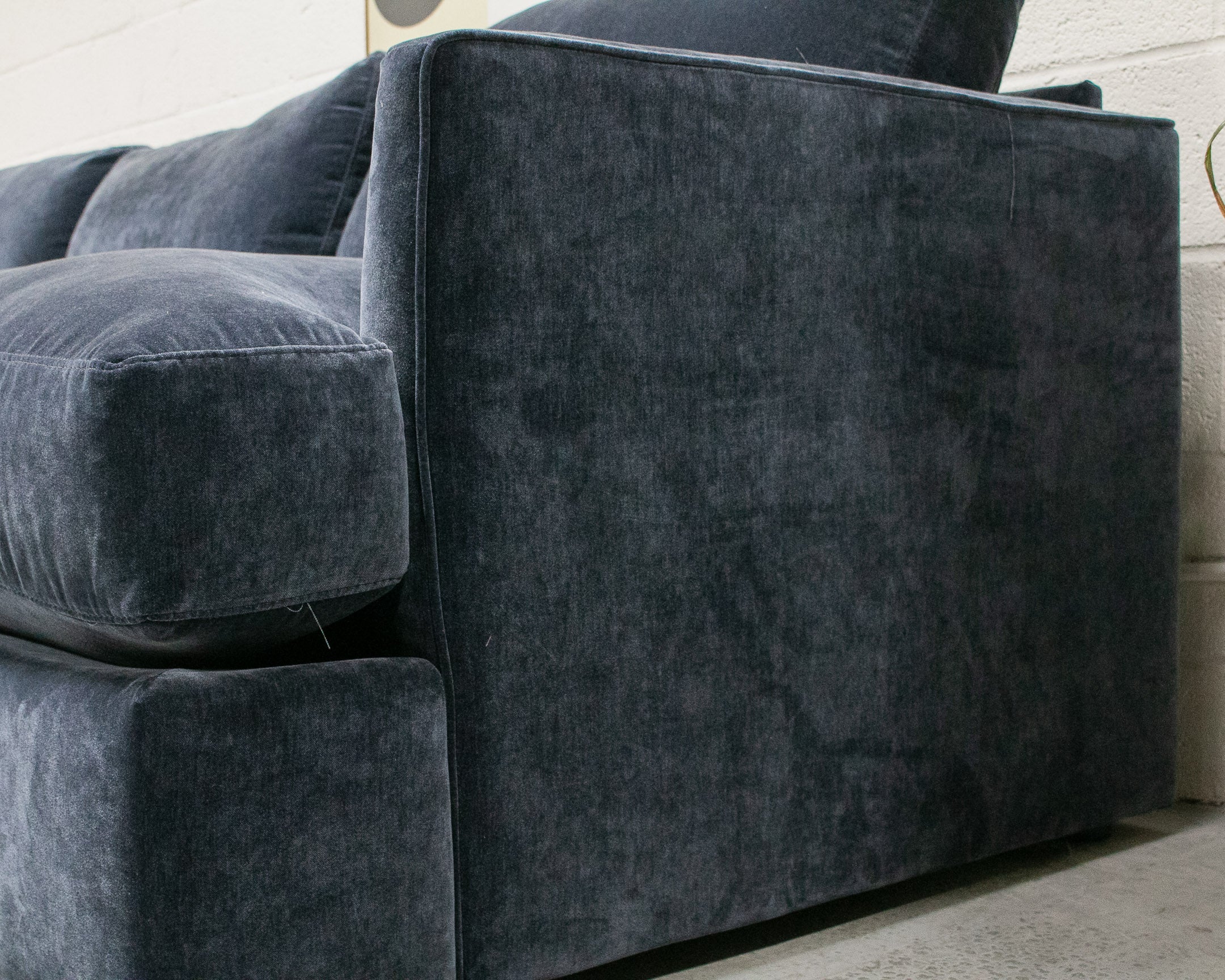 Michonne Sectional Sofa in Amici Indigo - Image 3