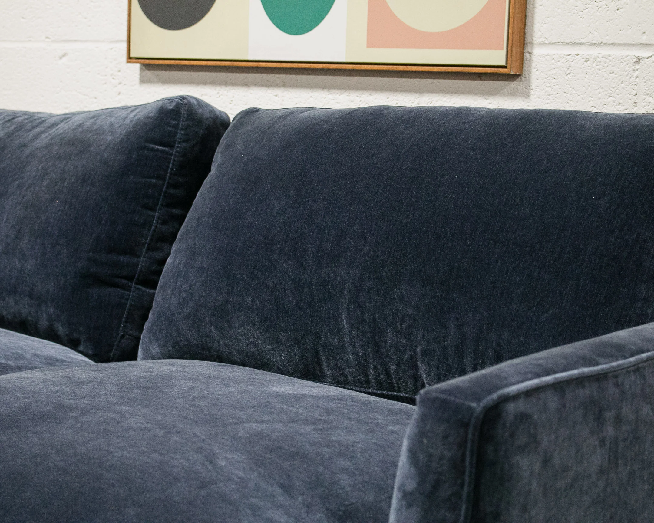 Michonne Sectional Sofa in Amici Indigo - Image 5