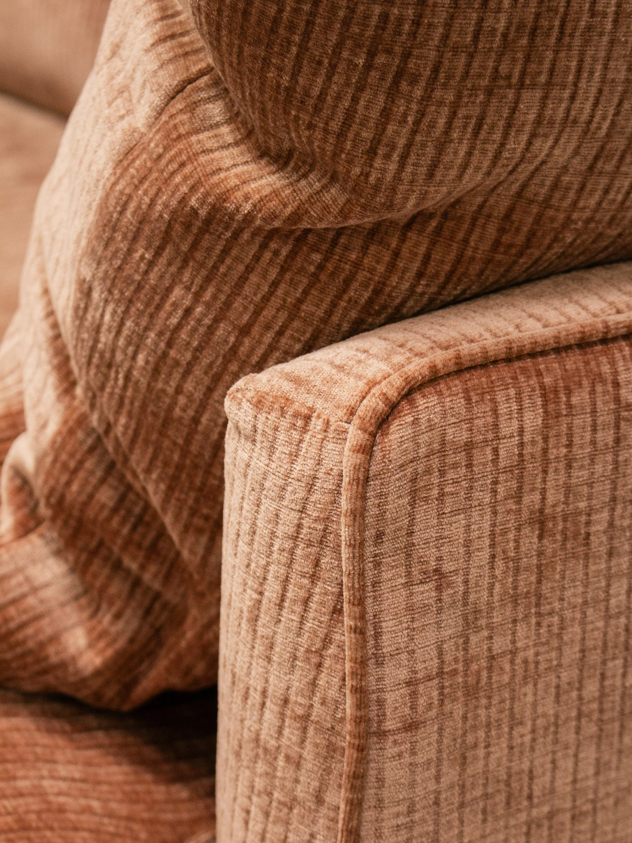 Michonne Sofa in Belmont Clay - Image 7