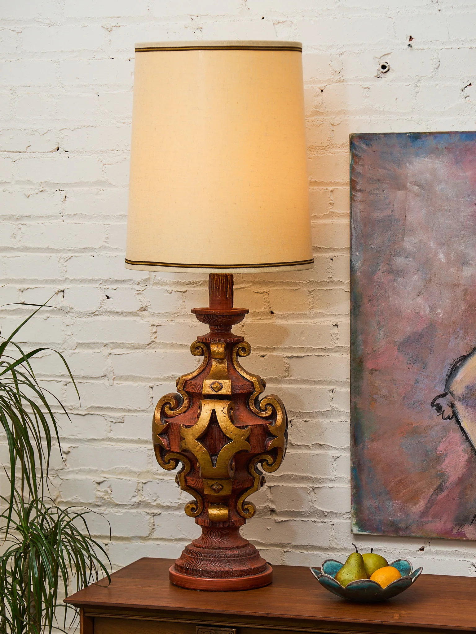 Mid Century Regency Lamp - Image 2