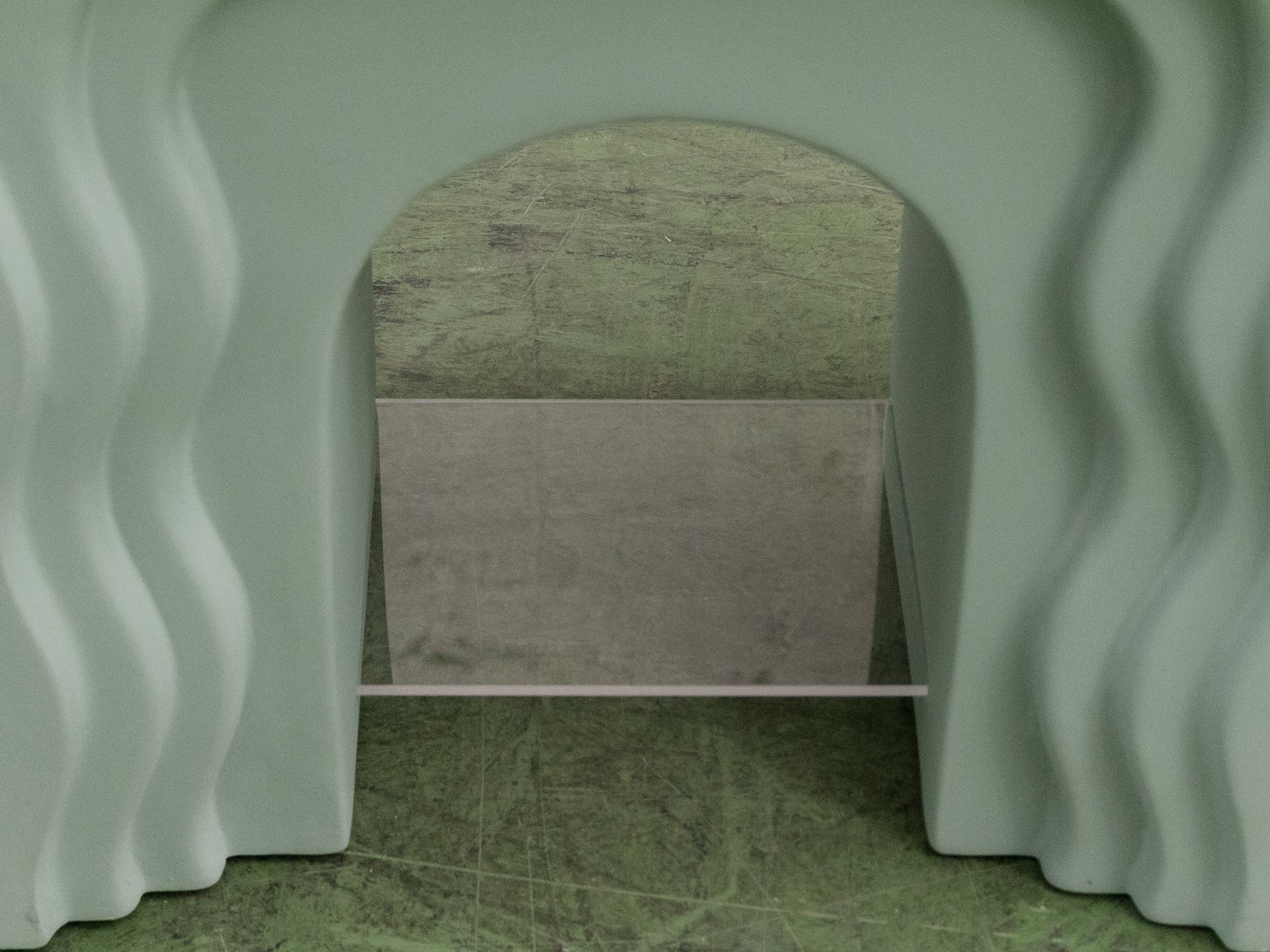 Mint Squiggle End Table - Image 7