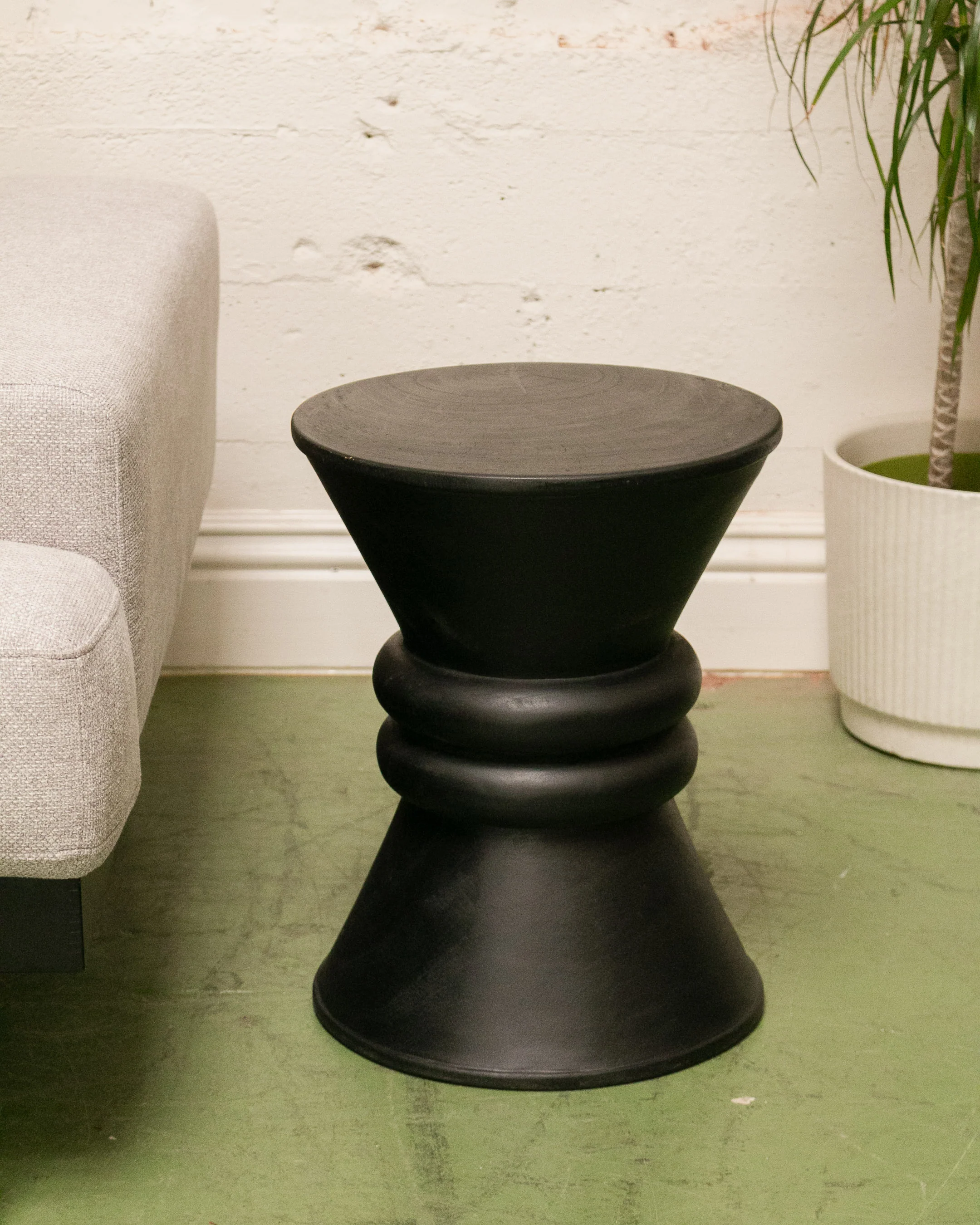 Modern Black Ebonized Drink/Side Table - Image 11