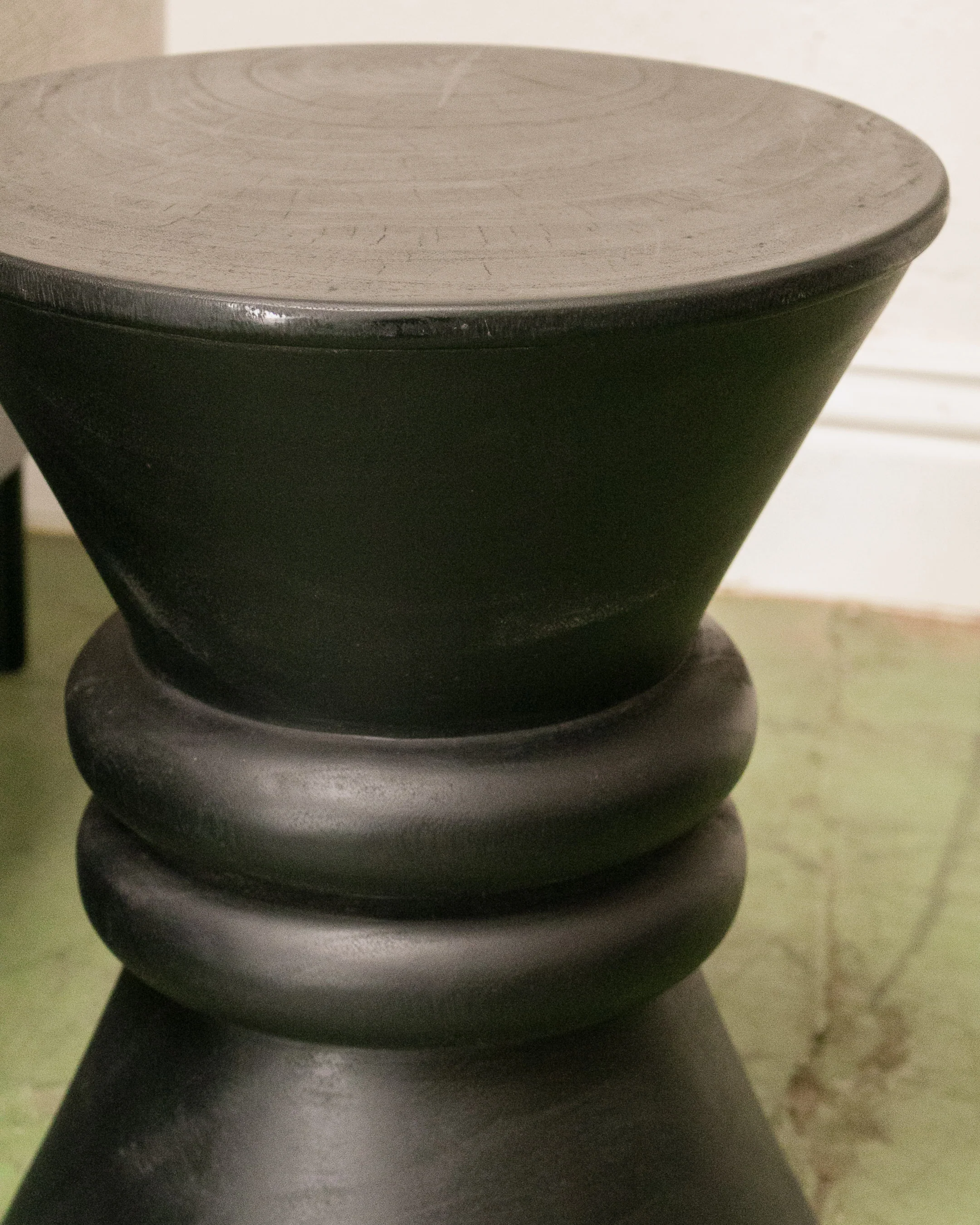 Modern Black Ebonized Drink/Side Table - Image 5
