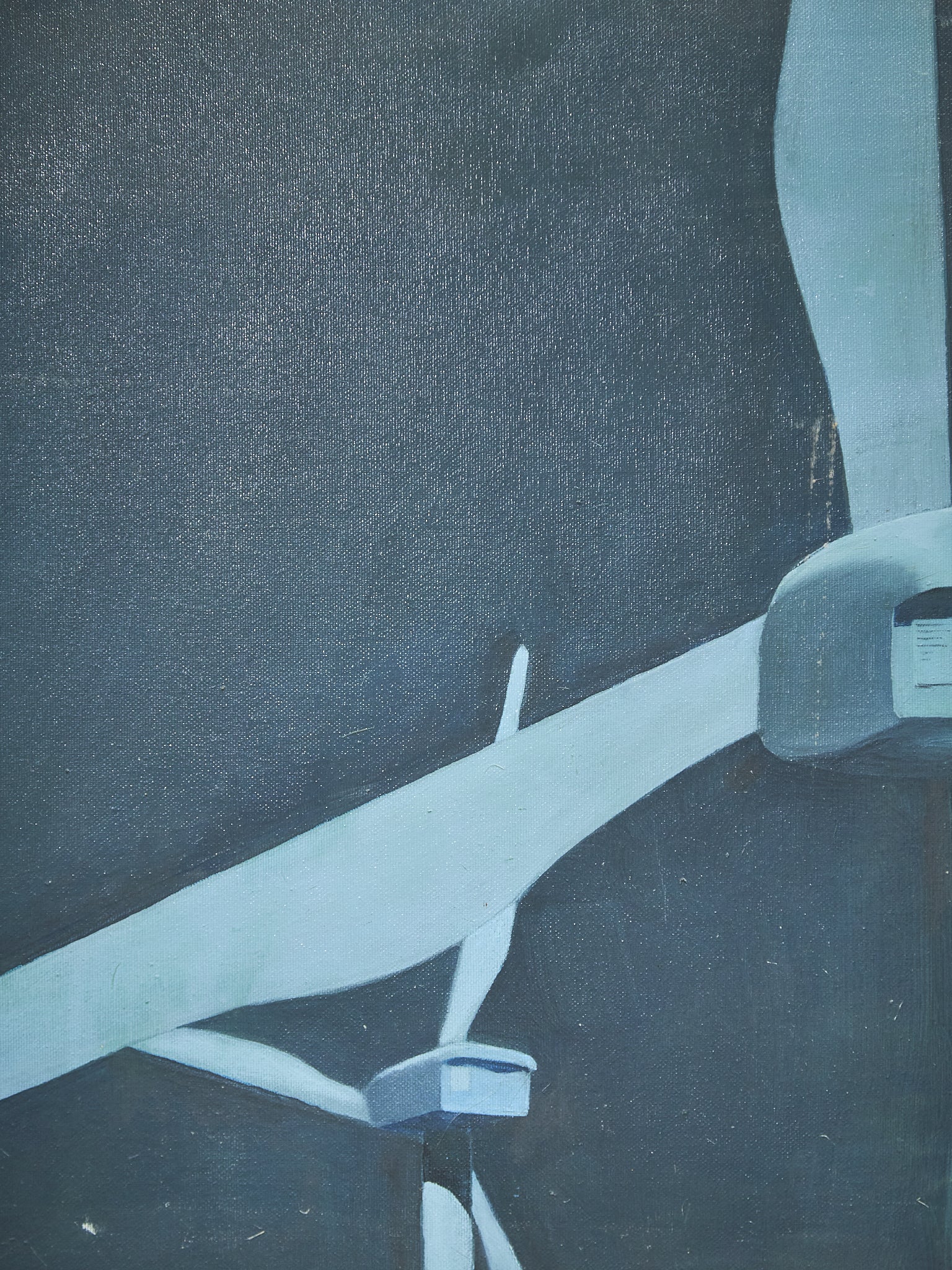 Modern Industrial Wind Turbine Painting Minimalist Energy Art - Image 2