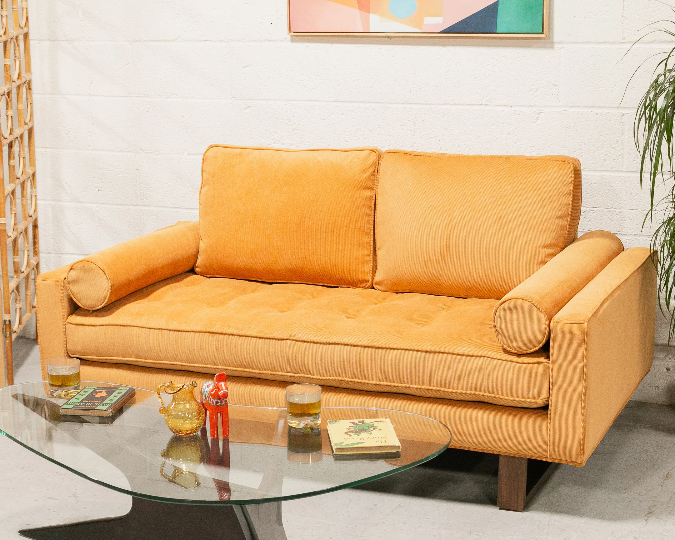 Natasha Loveseat in Parallel Tobacco - Image 3