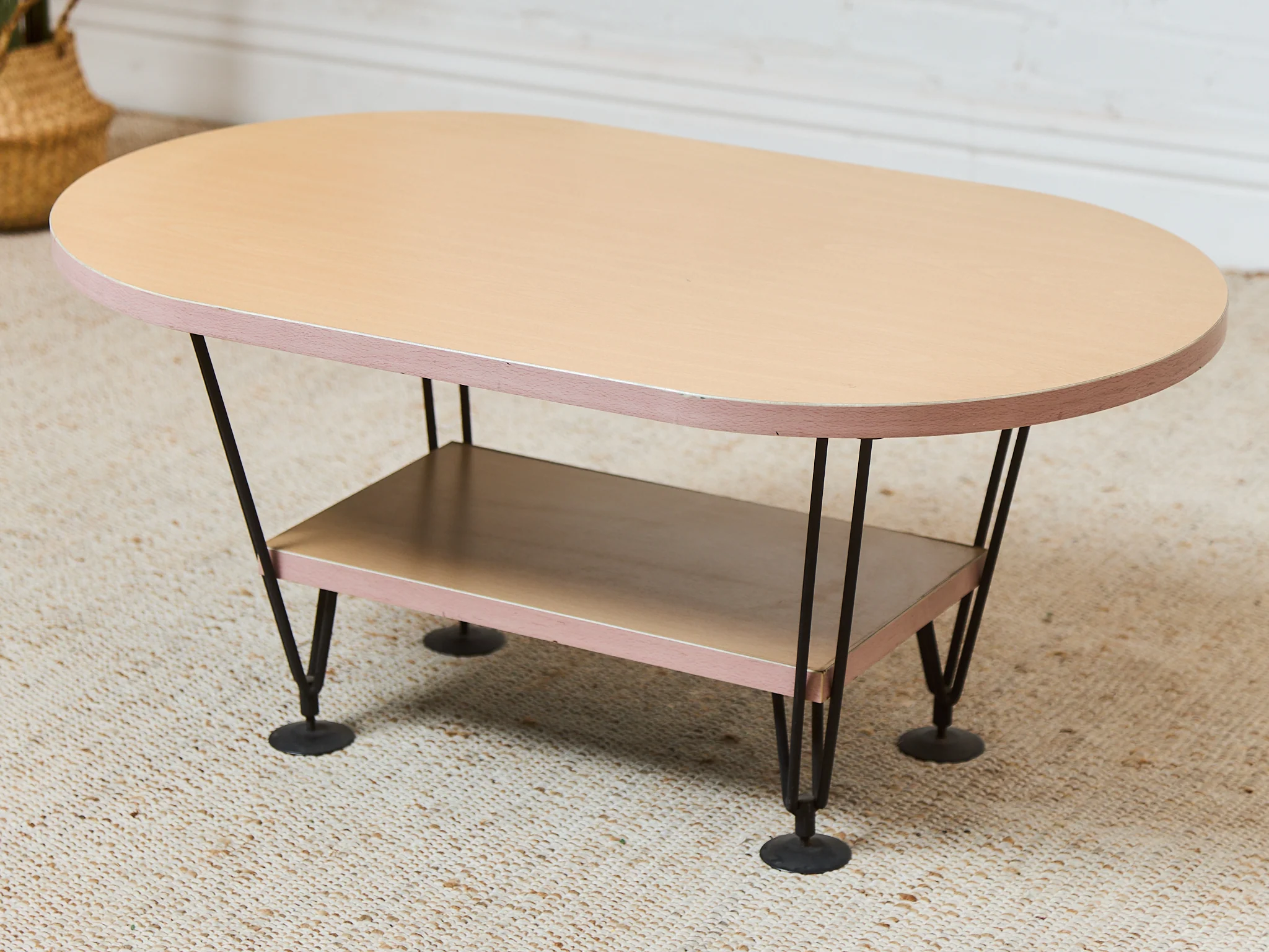 Post Modern Oval Coffee Table