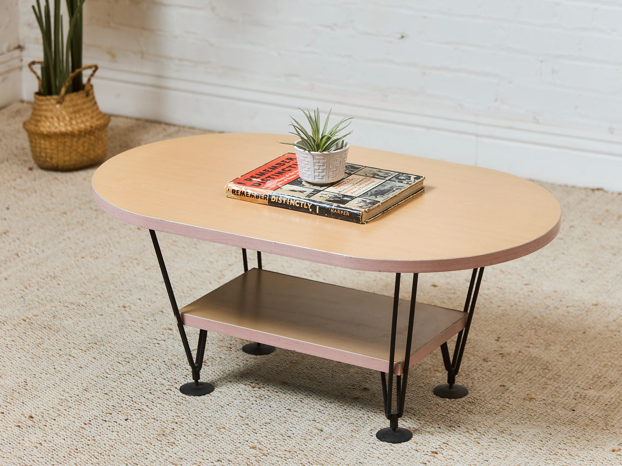 Post Modern Oval Coffee Table - Image 2