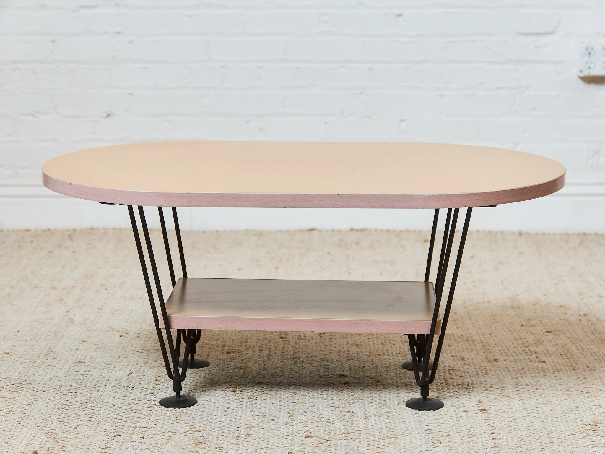 Post Modern Oval Coffee Table - Image 5