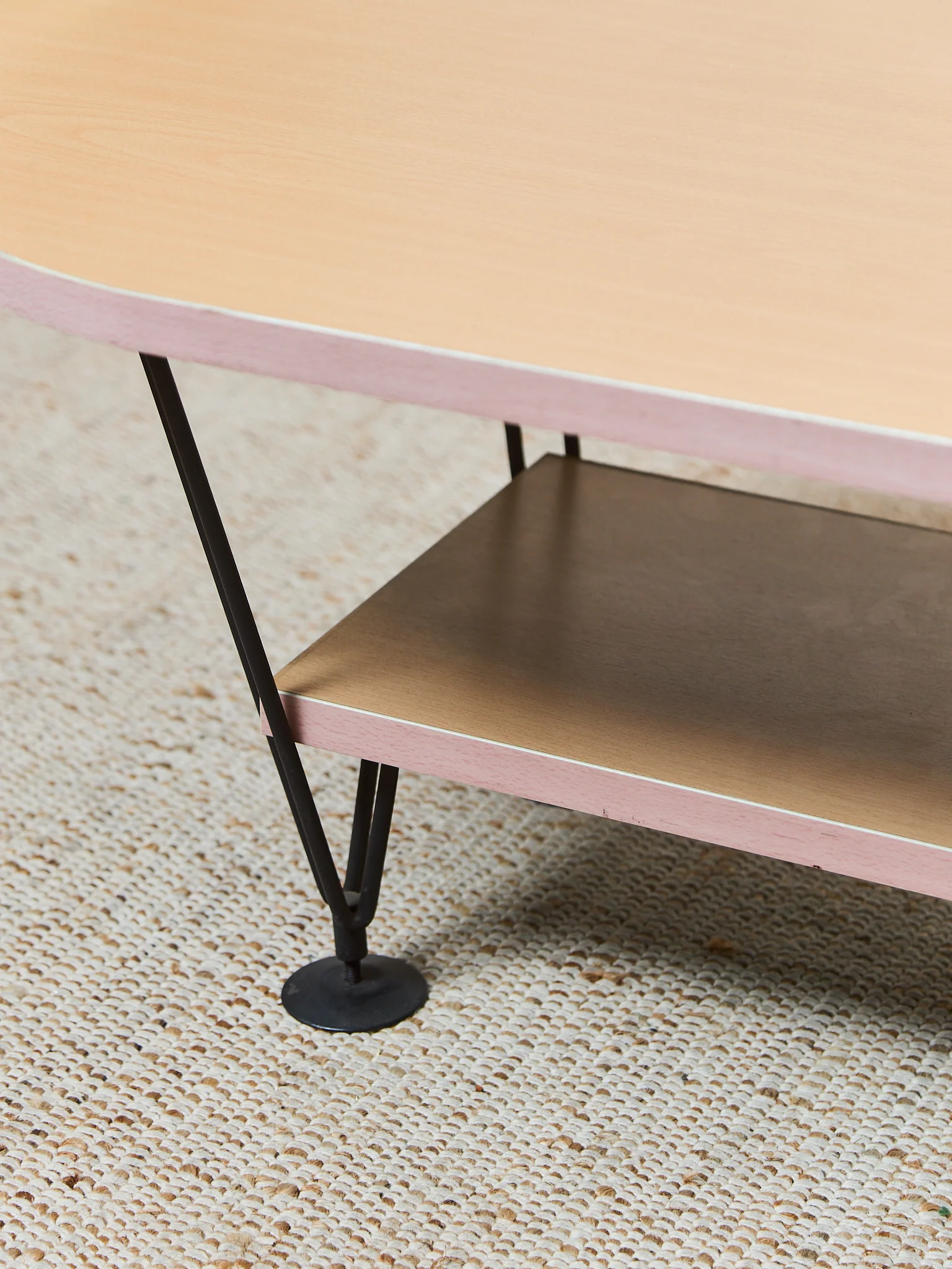 Post Modern Oval Coffee Table - Image 6