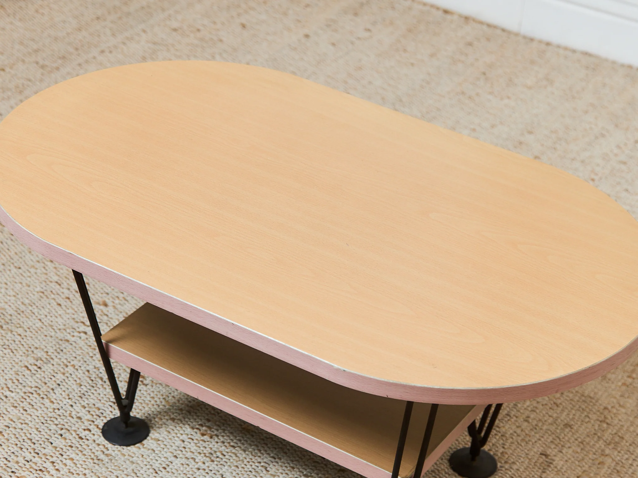 Post Modern Oval Coffee Table - Image 7