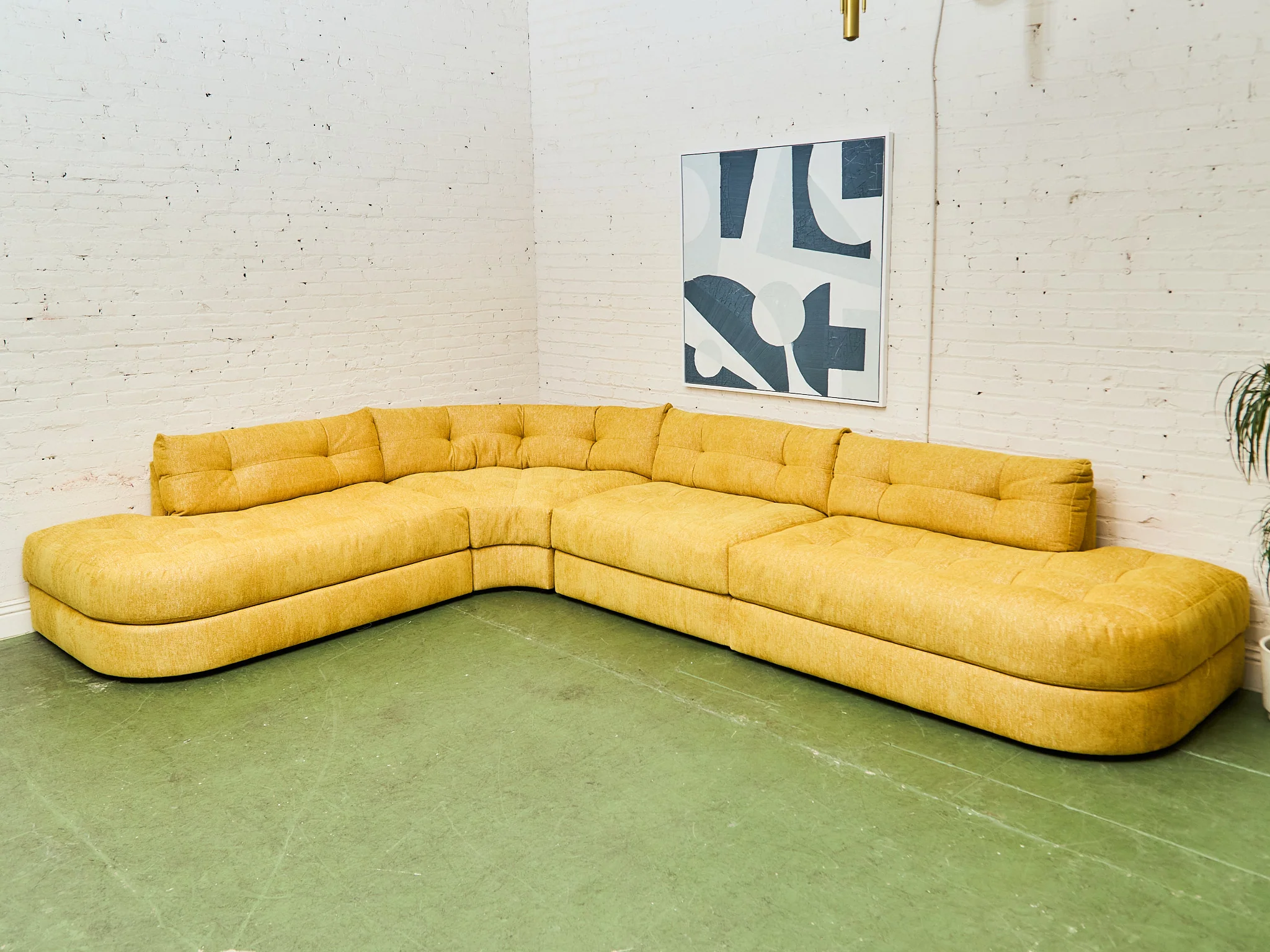 Prima Double Bumper Sectional 4 Piece - Image 19