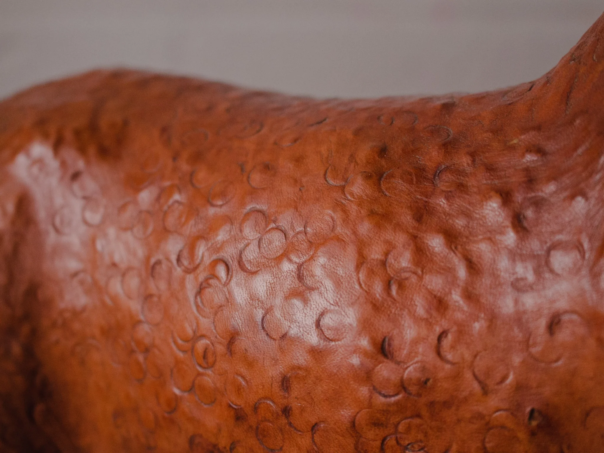 Ram Leather Sculpture - Image 11