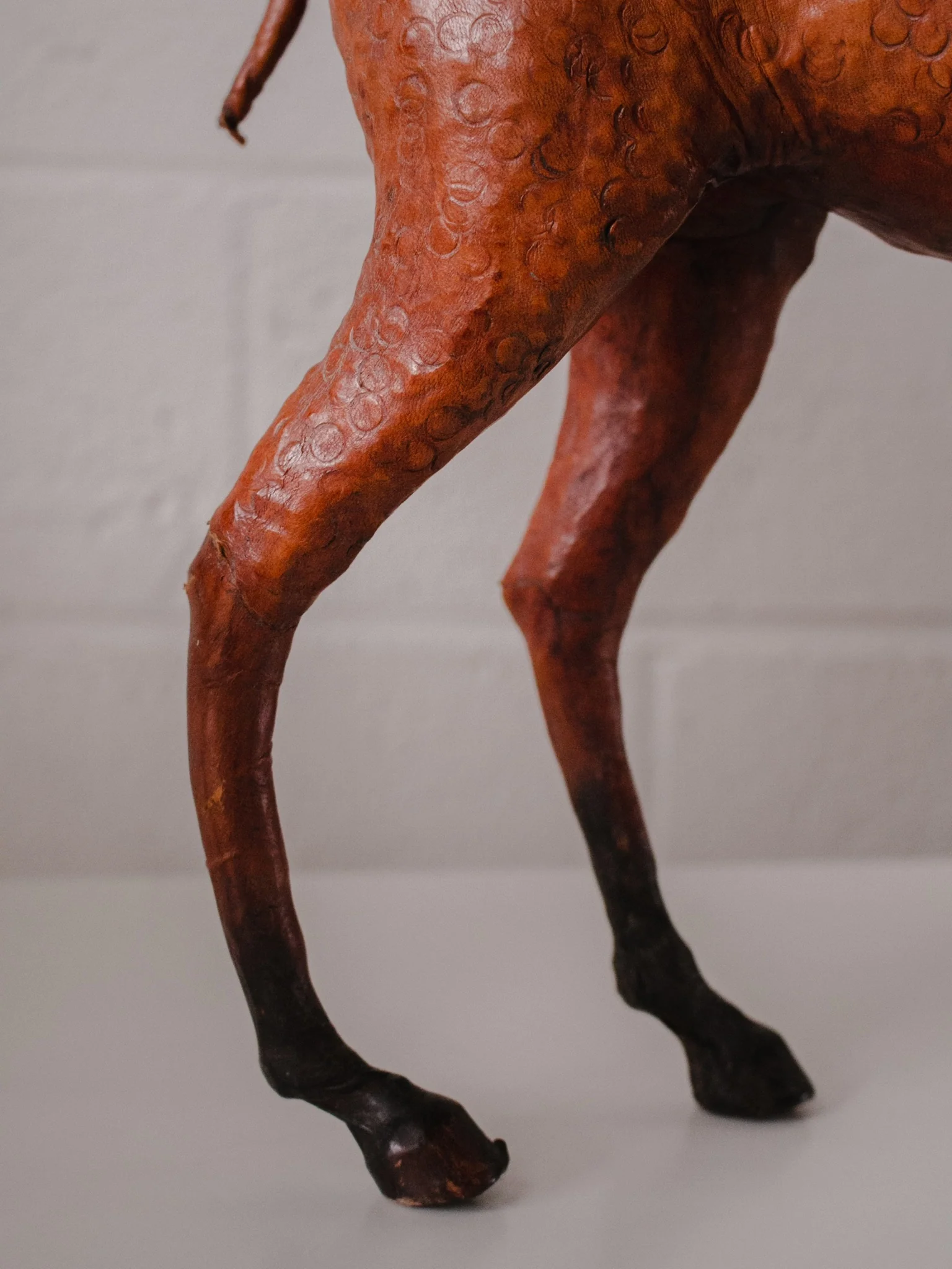 Ram Leather Sculpture - Image 4