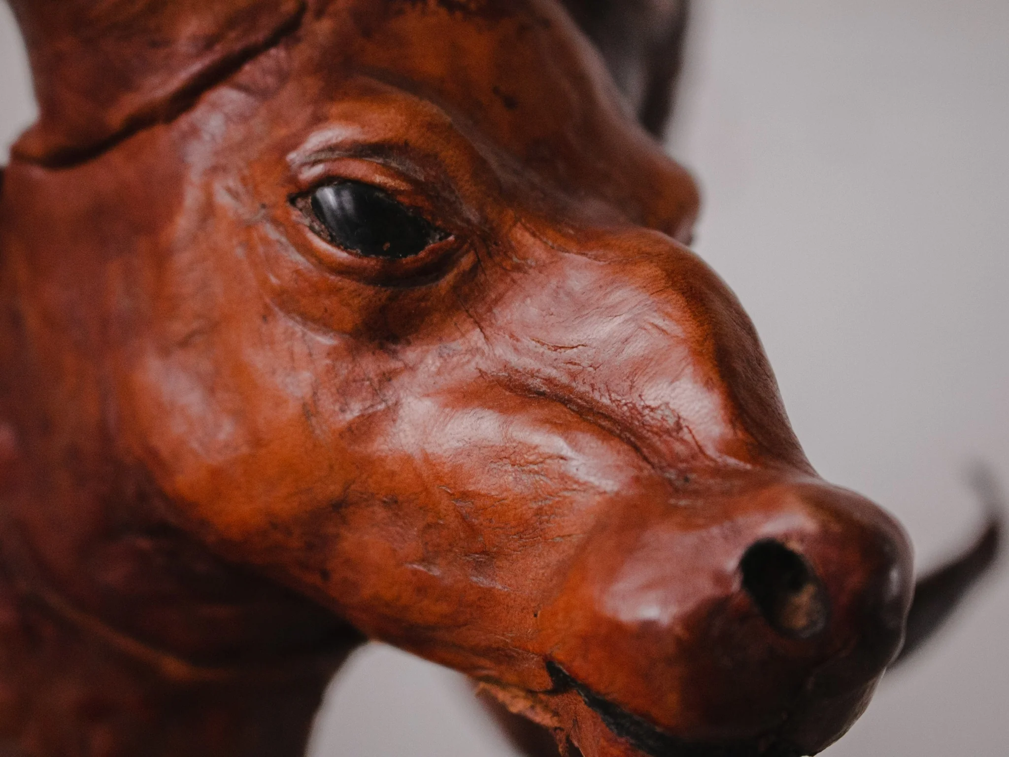 Ram Leather Sculpture - Image 5