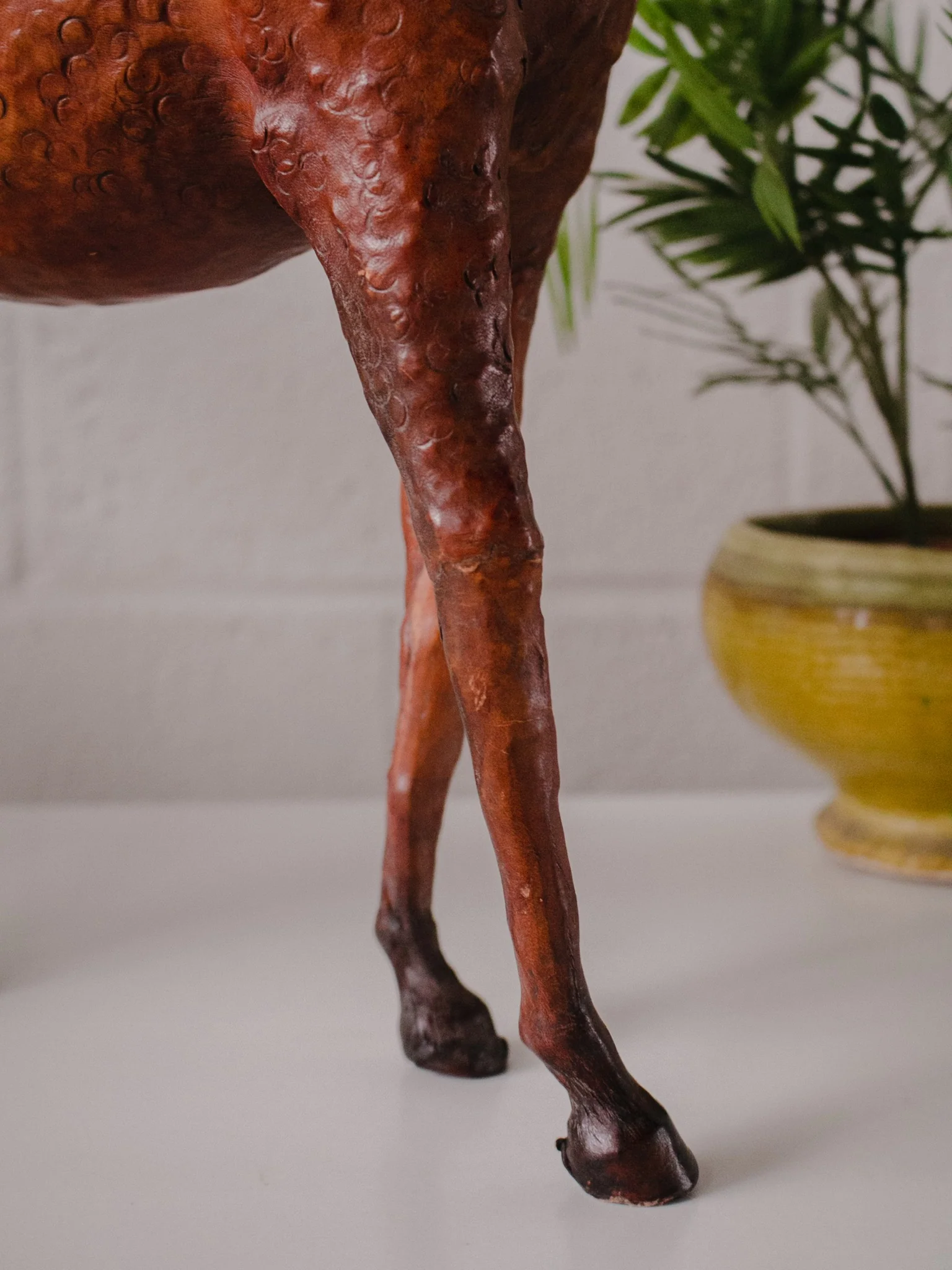 Ram Leather Sculpture - Image 9