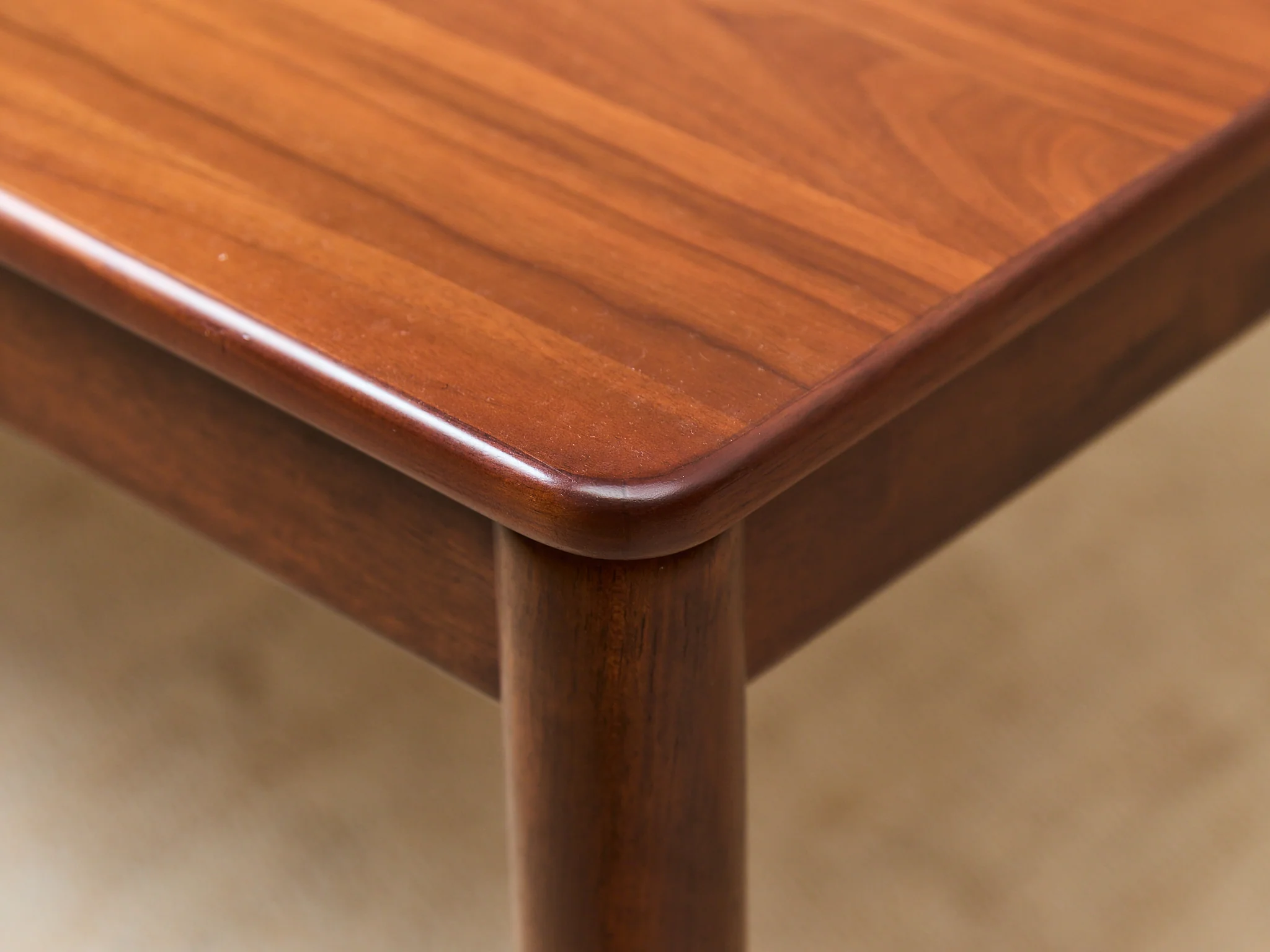 Rectangle Walnut Dining Dining Table - Image 17
