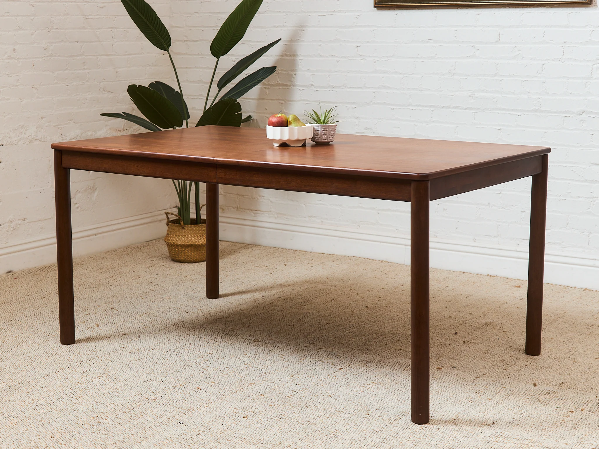 Rectangle Walnut Dining Dining Table - Image 2