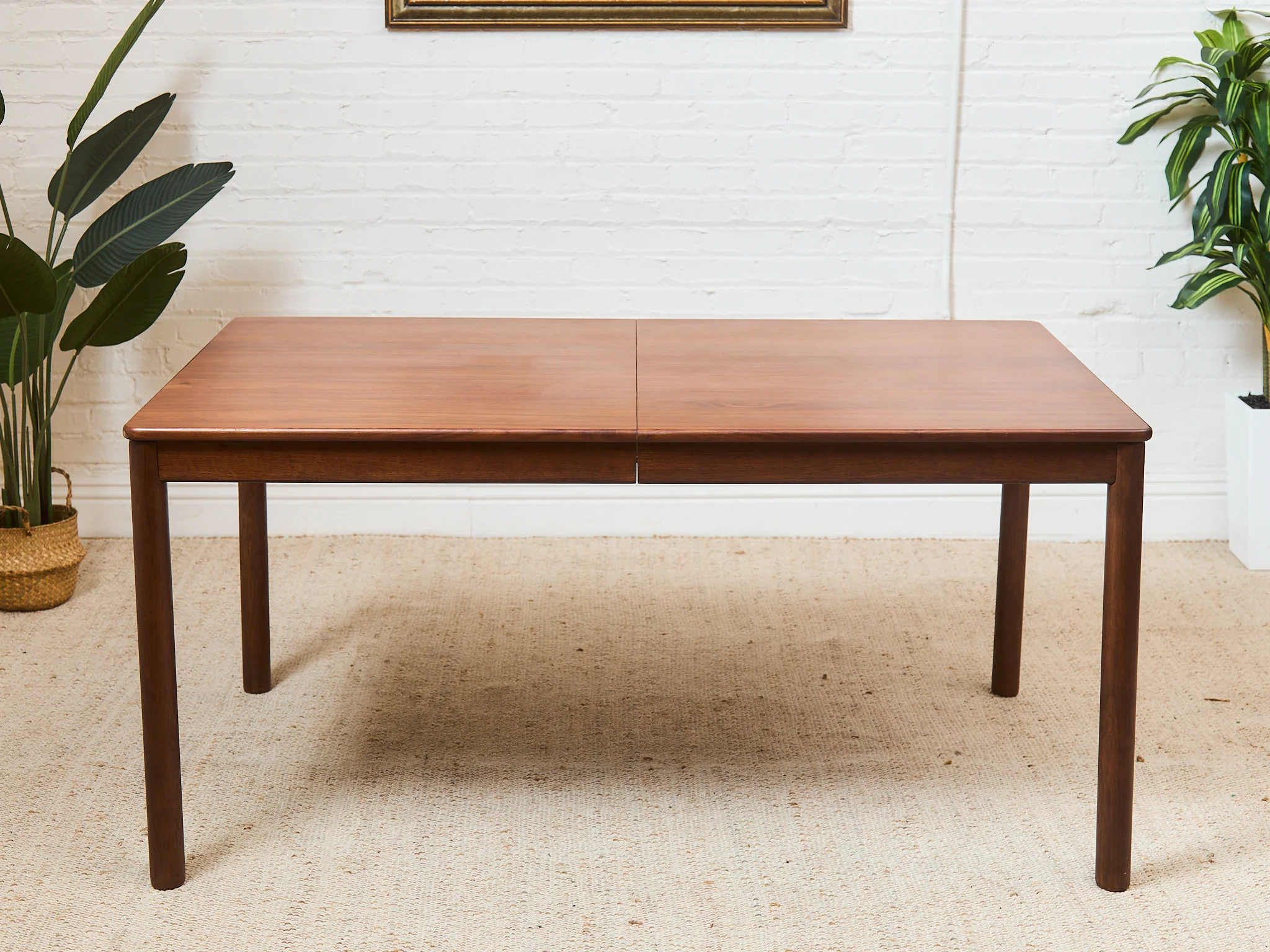 Rectangle Walnut Dining Dining Table - Image 4