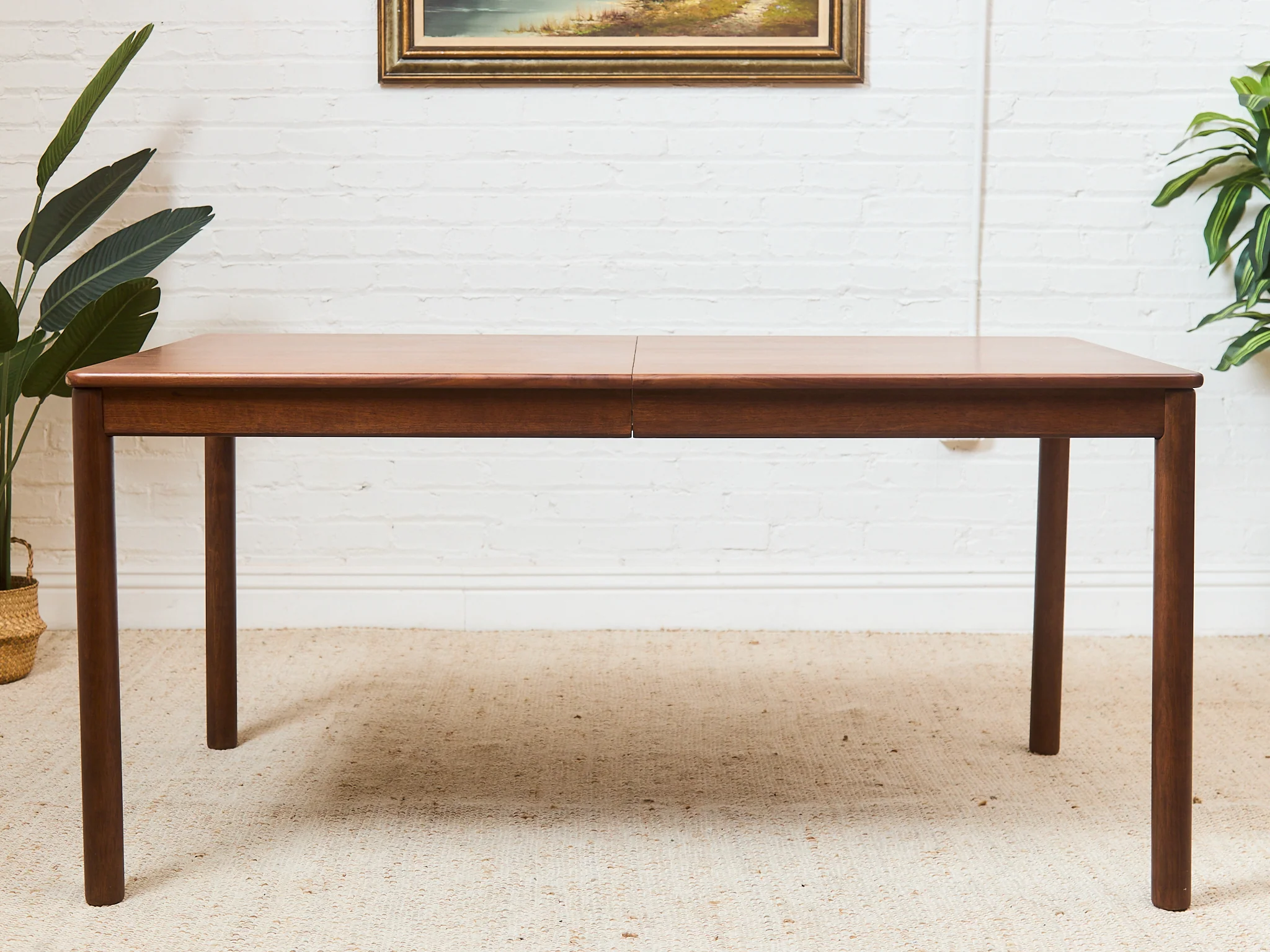 Rectangle Walnut Dining Dining Table - Image 5
