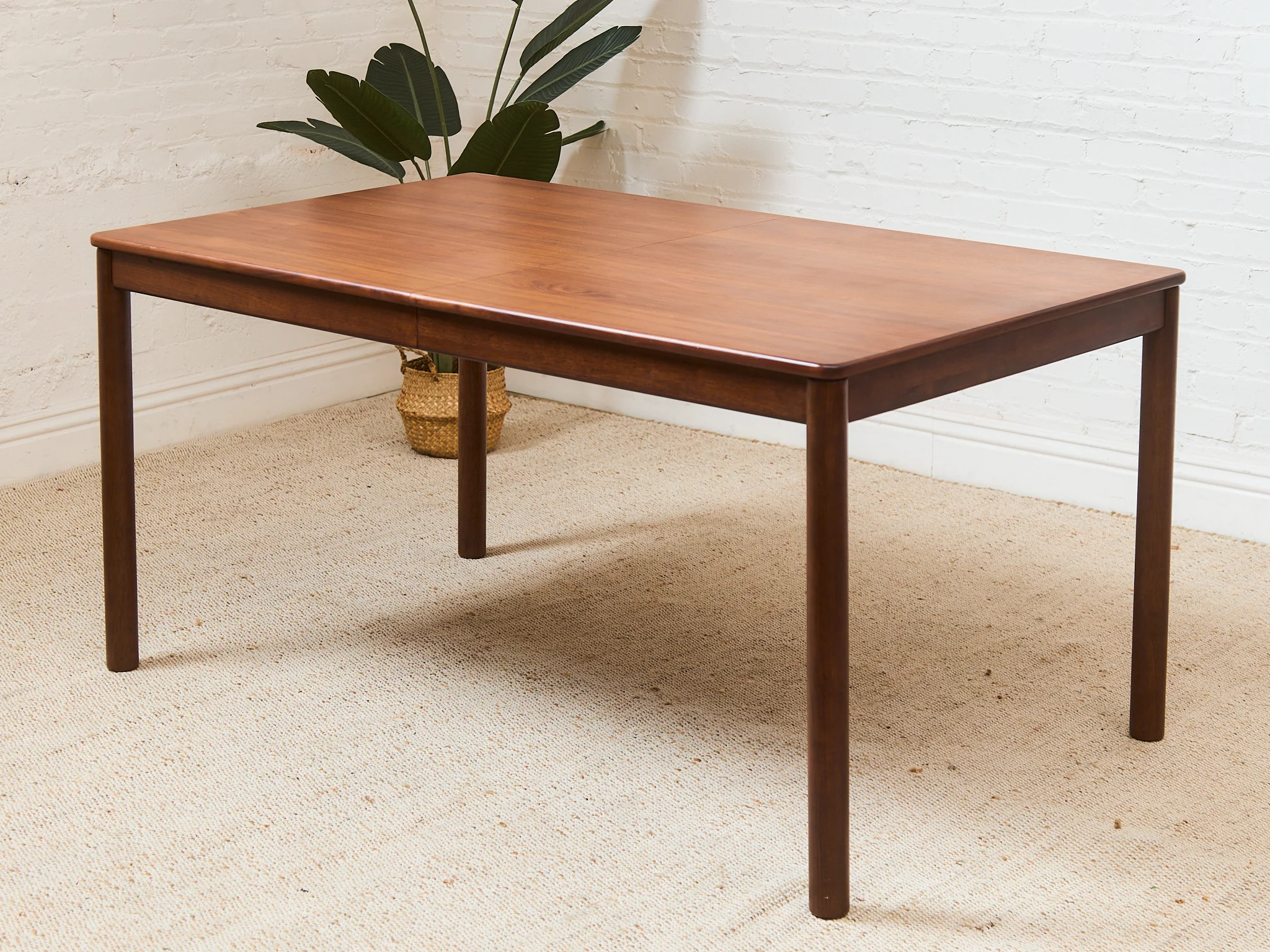 Rectangle Walnut Dining Dining Table - Image 6