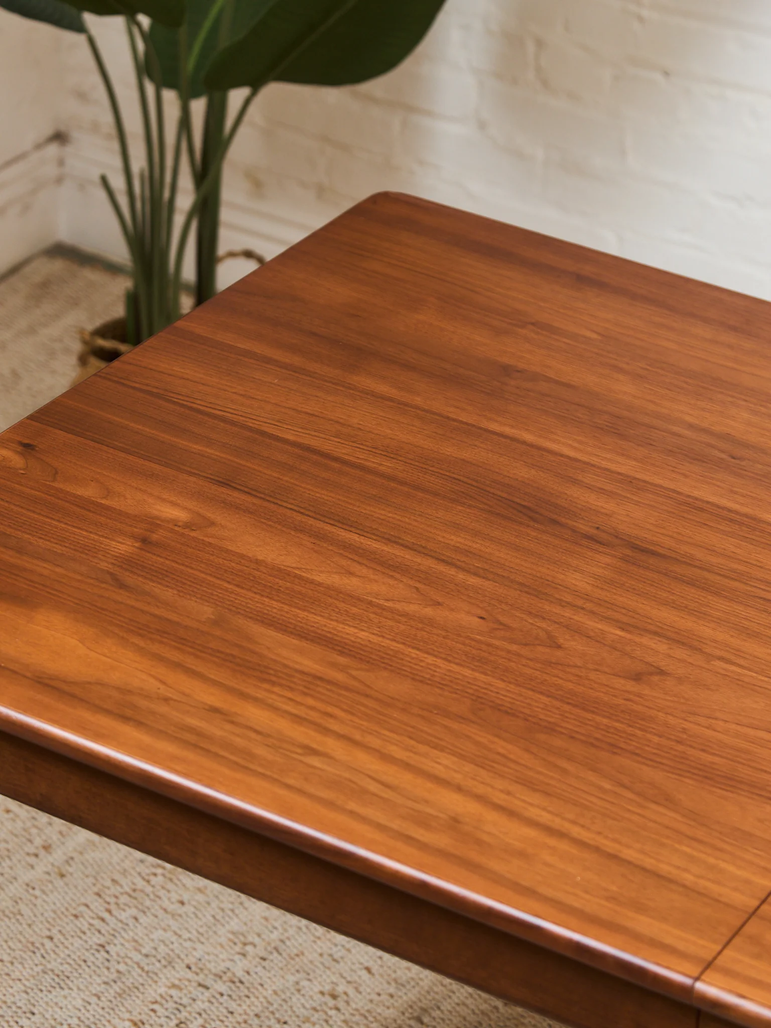 Rectangle Walnut Dining Dining Table - Image 8