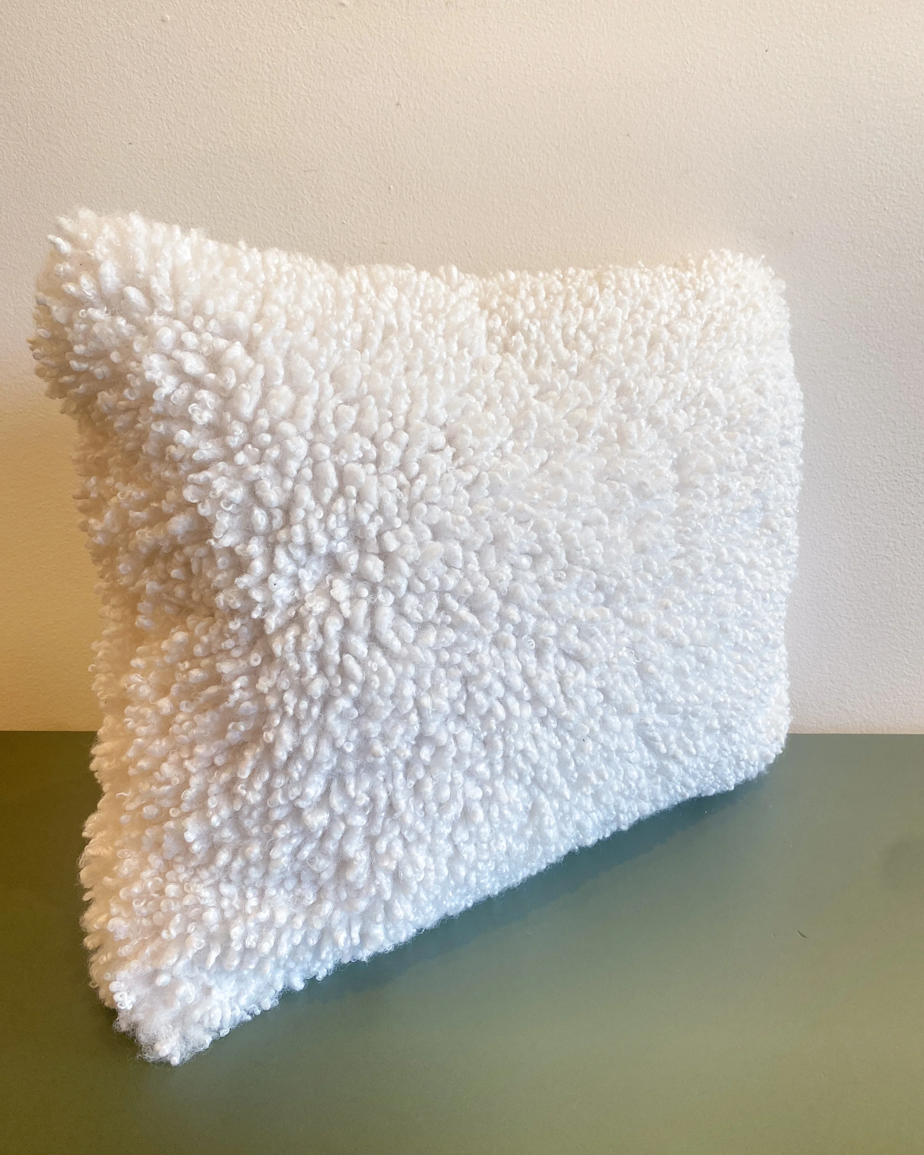 Rectangular Faux Sheepswool Pillow - Image 2