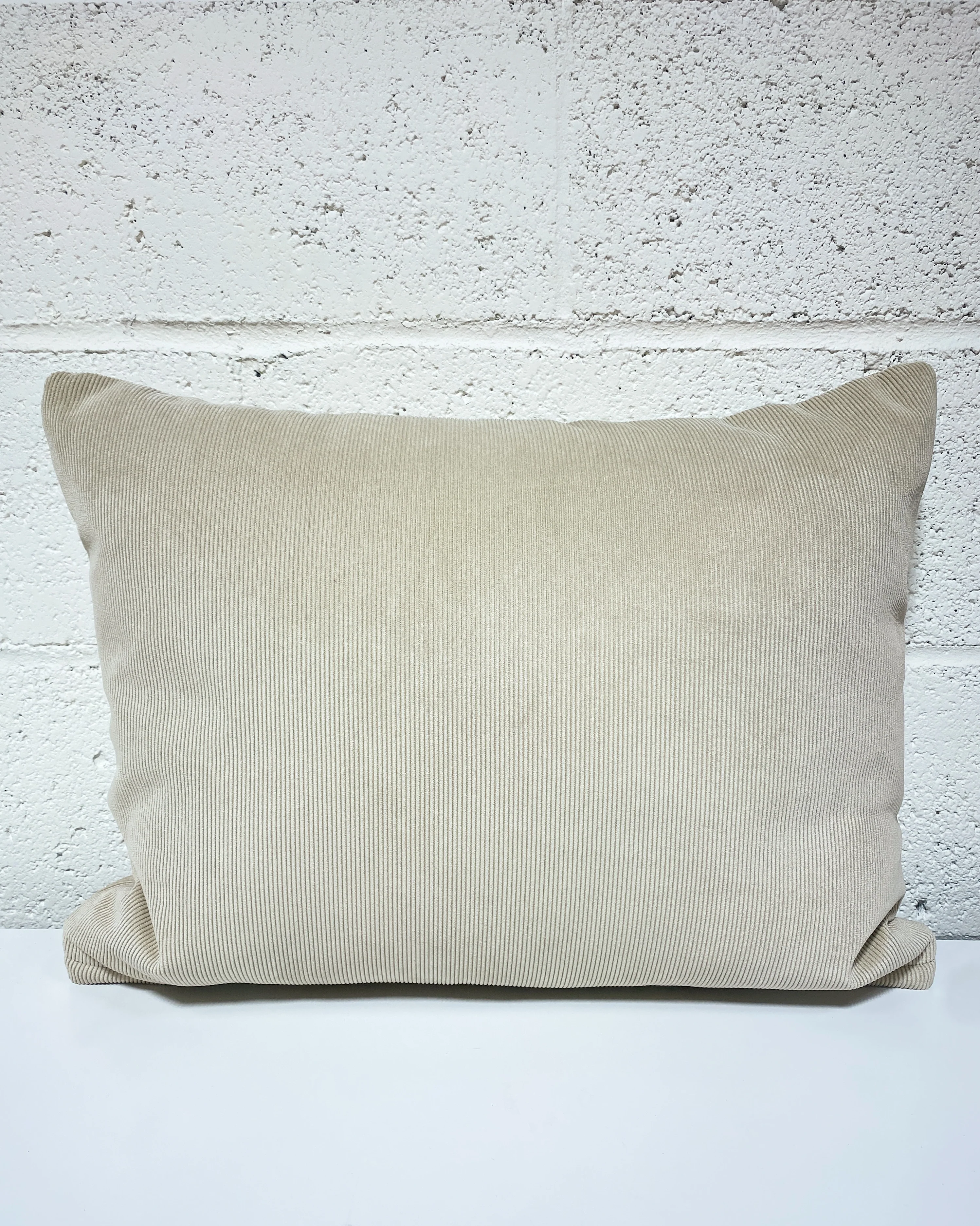 Rectangular Pillow in Parallel Stone