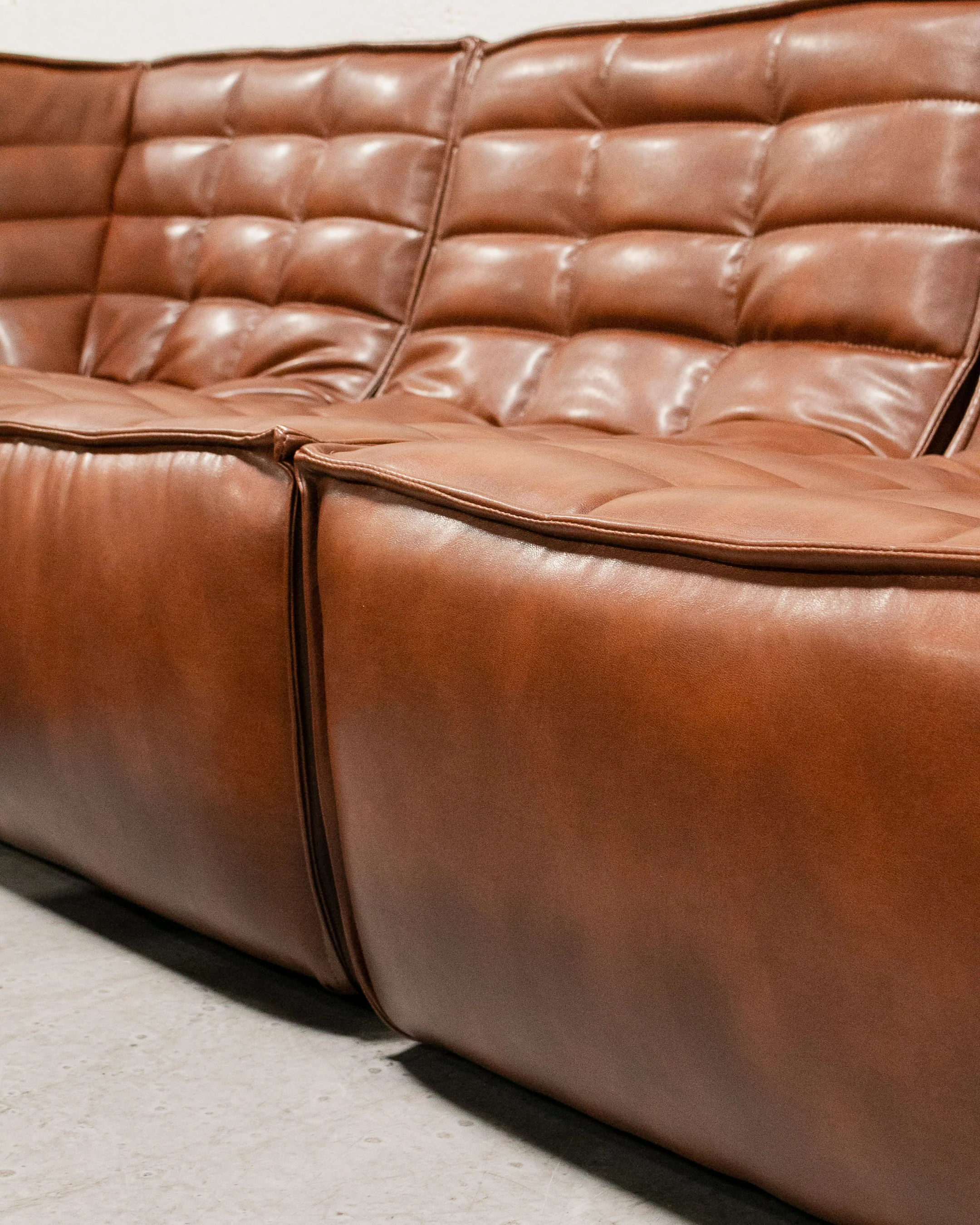 Recycled Leather 5 Piece Juno Sofa - Image 7