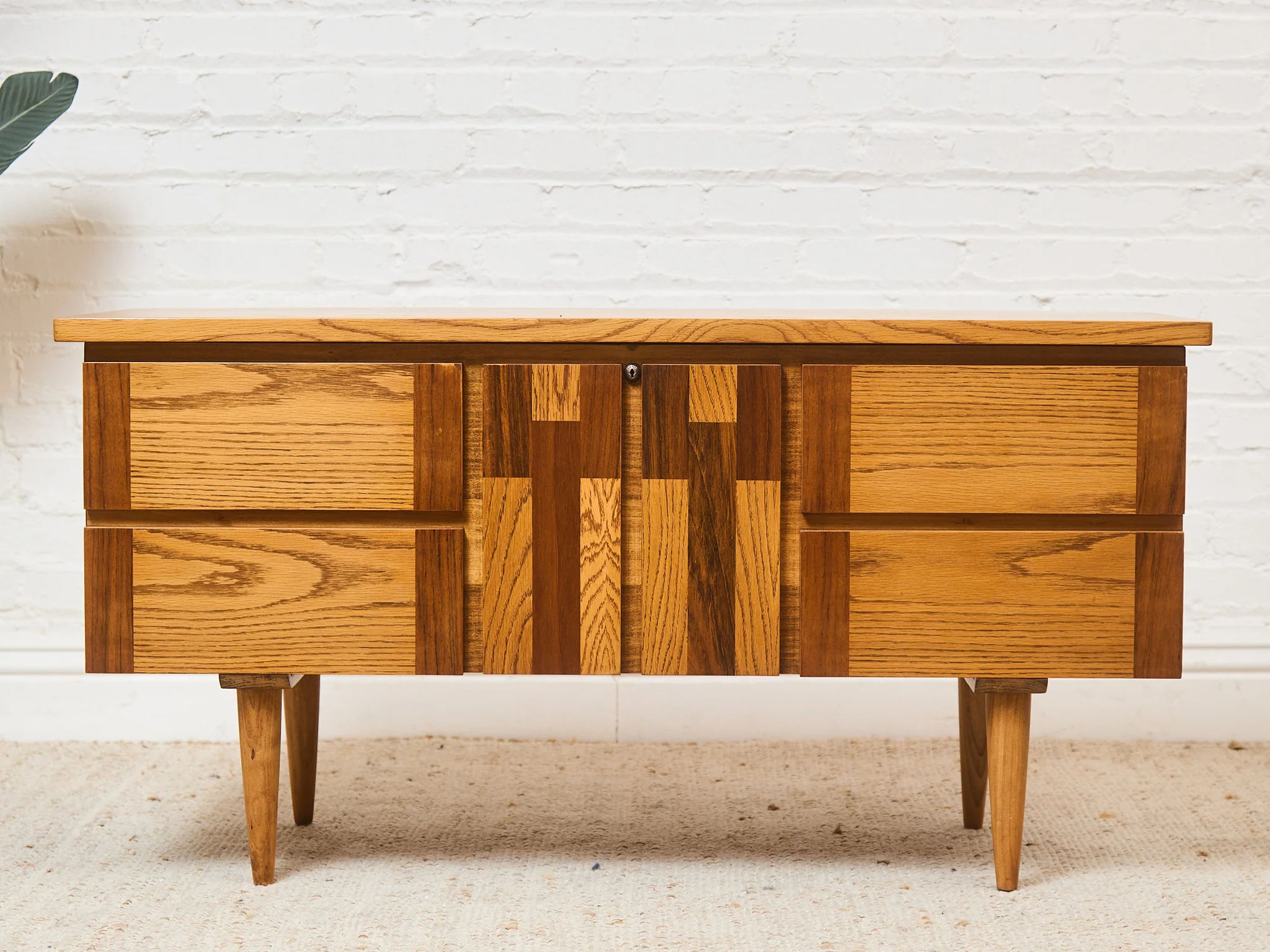 Restored Brutalist Cedar Chest